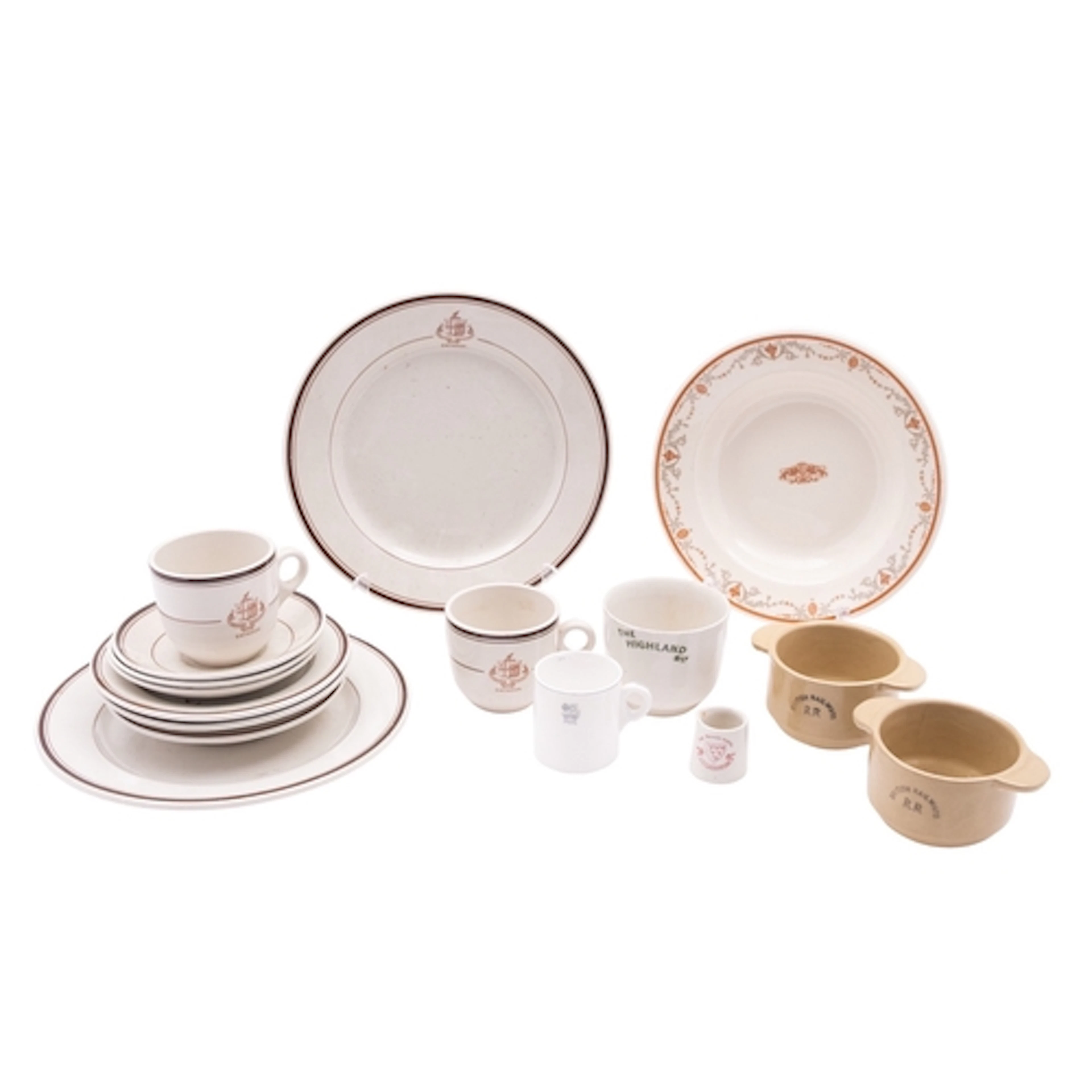 A group of GWR Refreshment Department tableware, marked 'Swi...