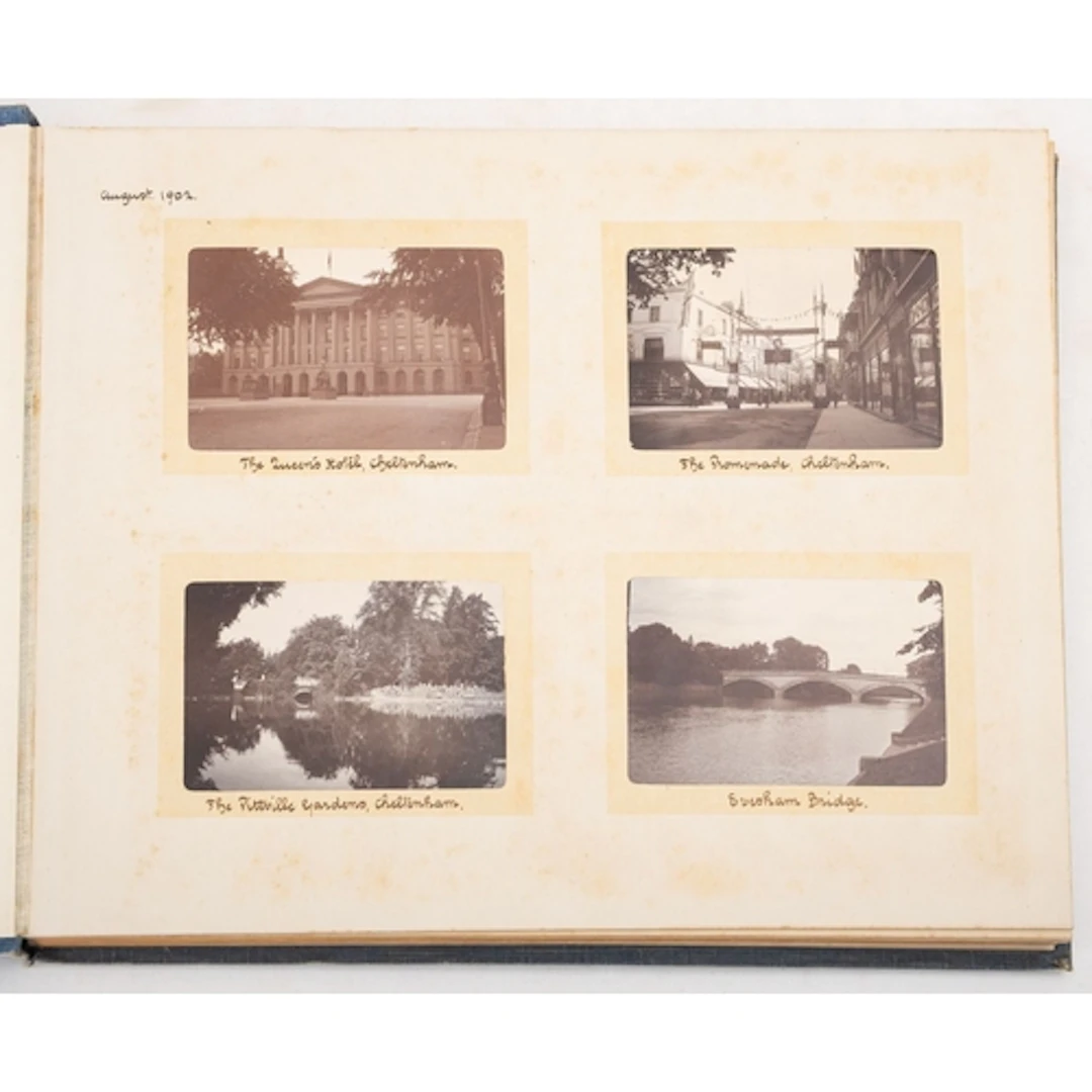 Two early 20th Century photograph albums relating to England...