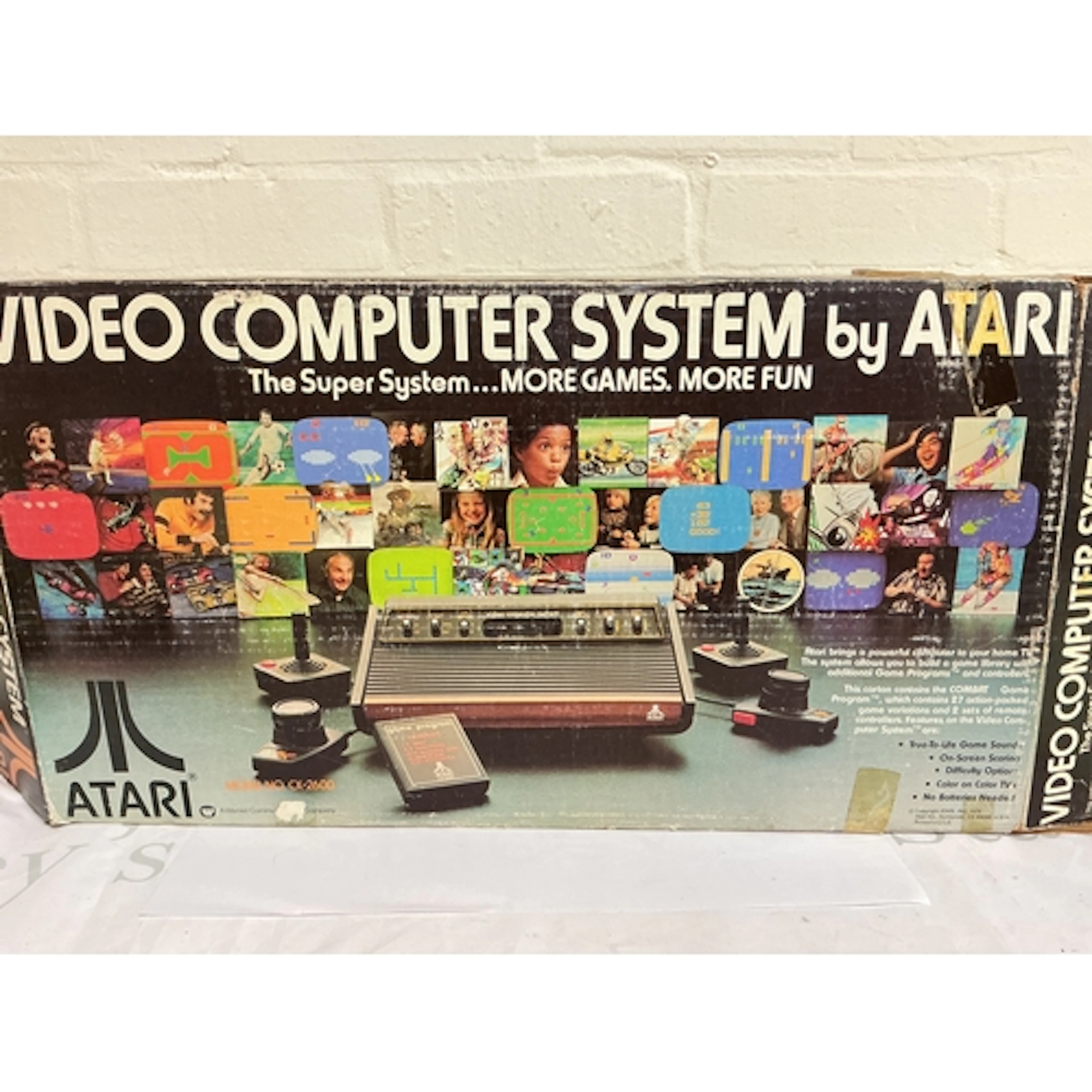 A Boxed Atari Video Computer System CX-2600 With 3 Games. Bo...