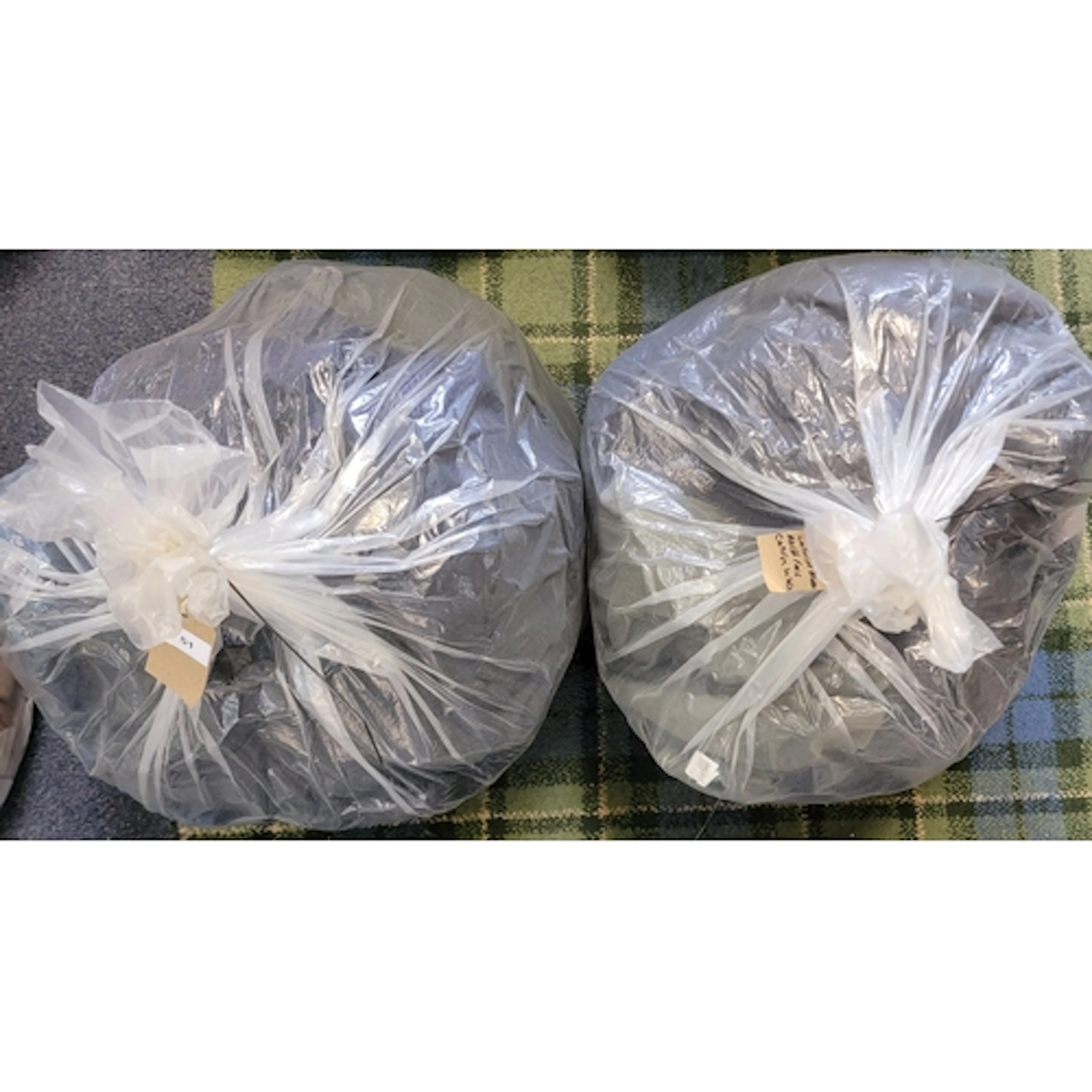 TWO BAGS OF GENTS CLOTHING ITEMS including Lyle & Scott, Cal...