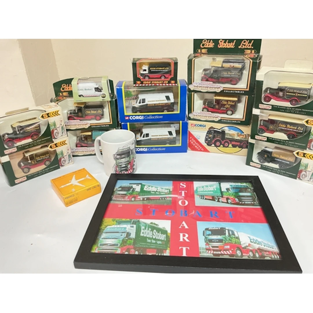 A Collection Of Boxed Corgi And Lledo Diecast In Eddie Stobb...