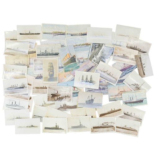 Shipping Postcards x 70. A good mixed lot of shipping postca...
