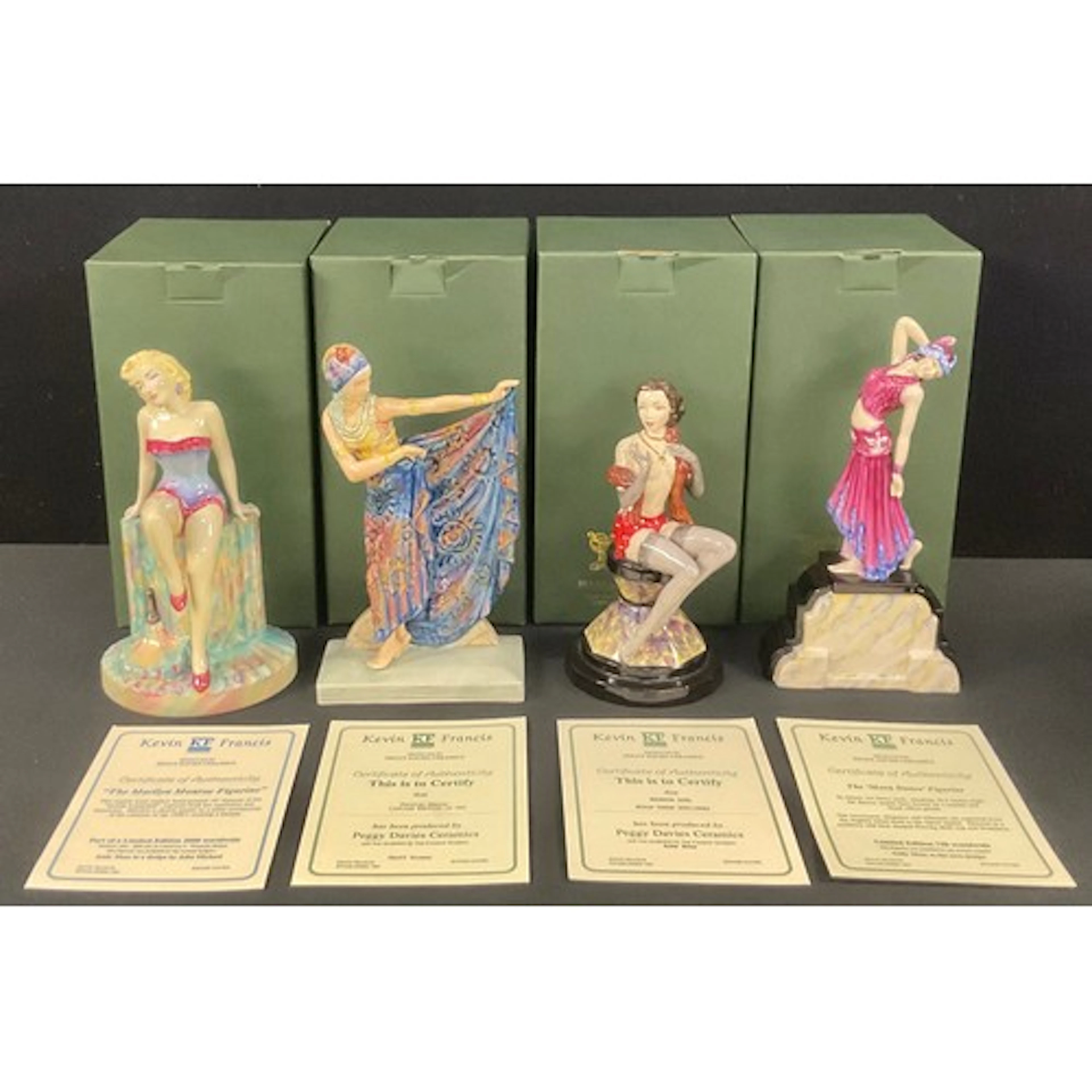 A Kevin Francis for Peggy Davies ceramic figure Boudoir Girl...