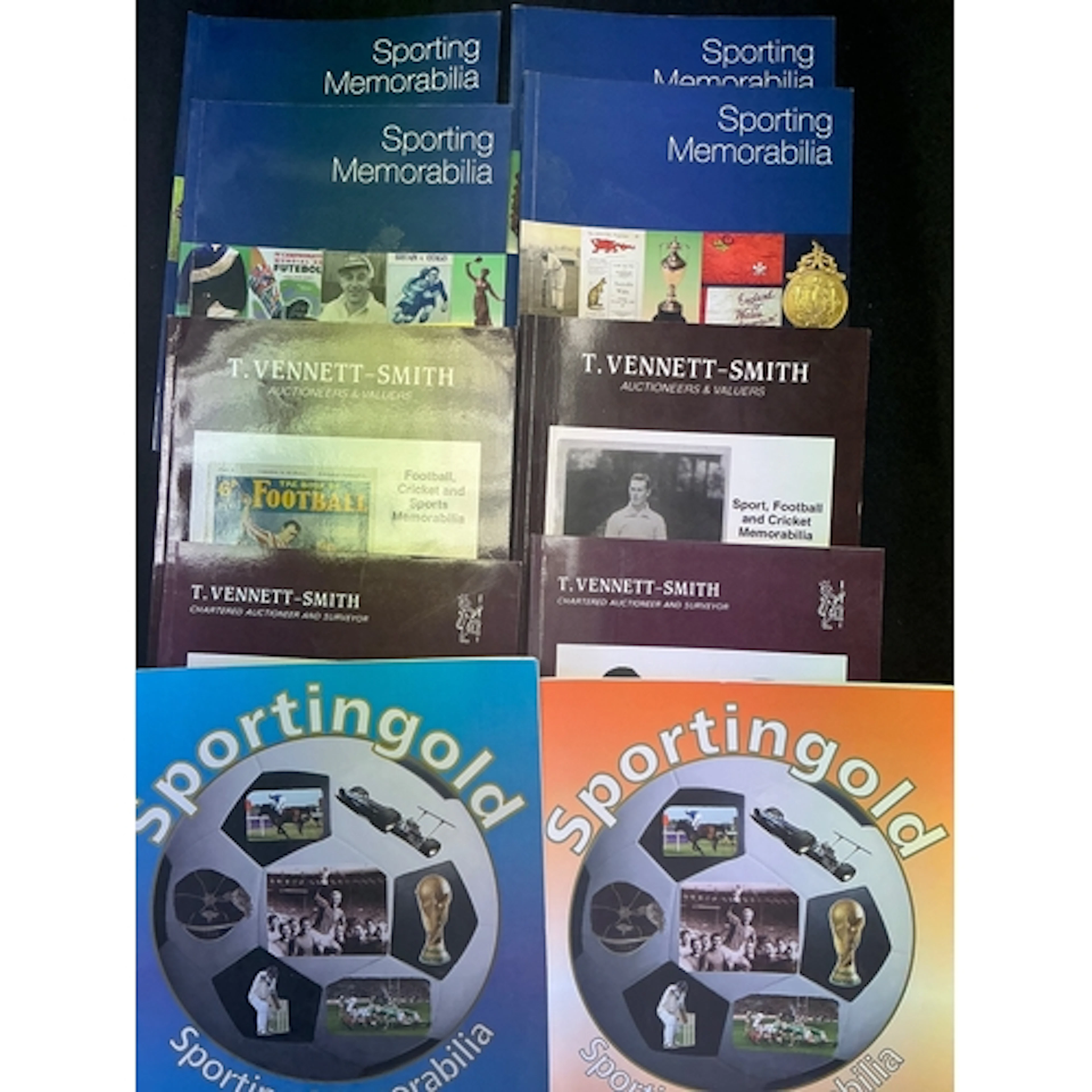 Football Auction Catalogues: 121 Sportingold catalogues up t...