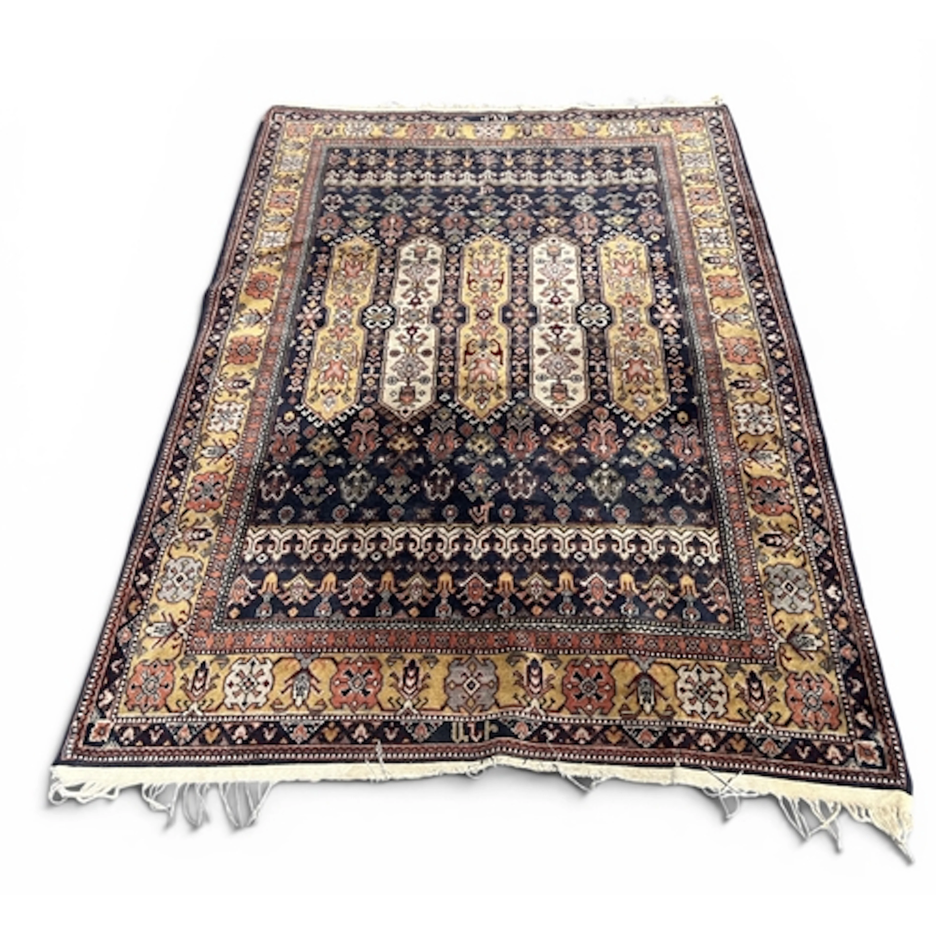 A KURDISH RUG 225 x 150cm
