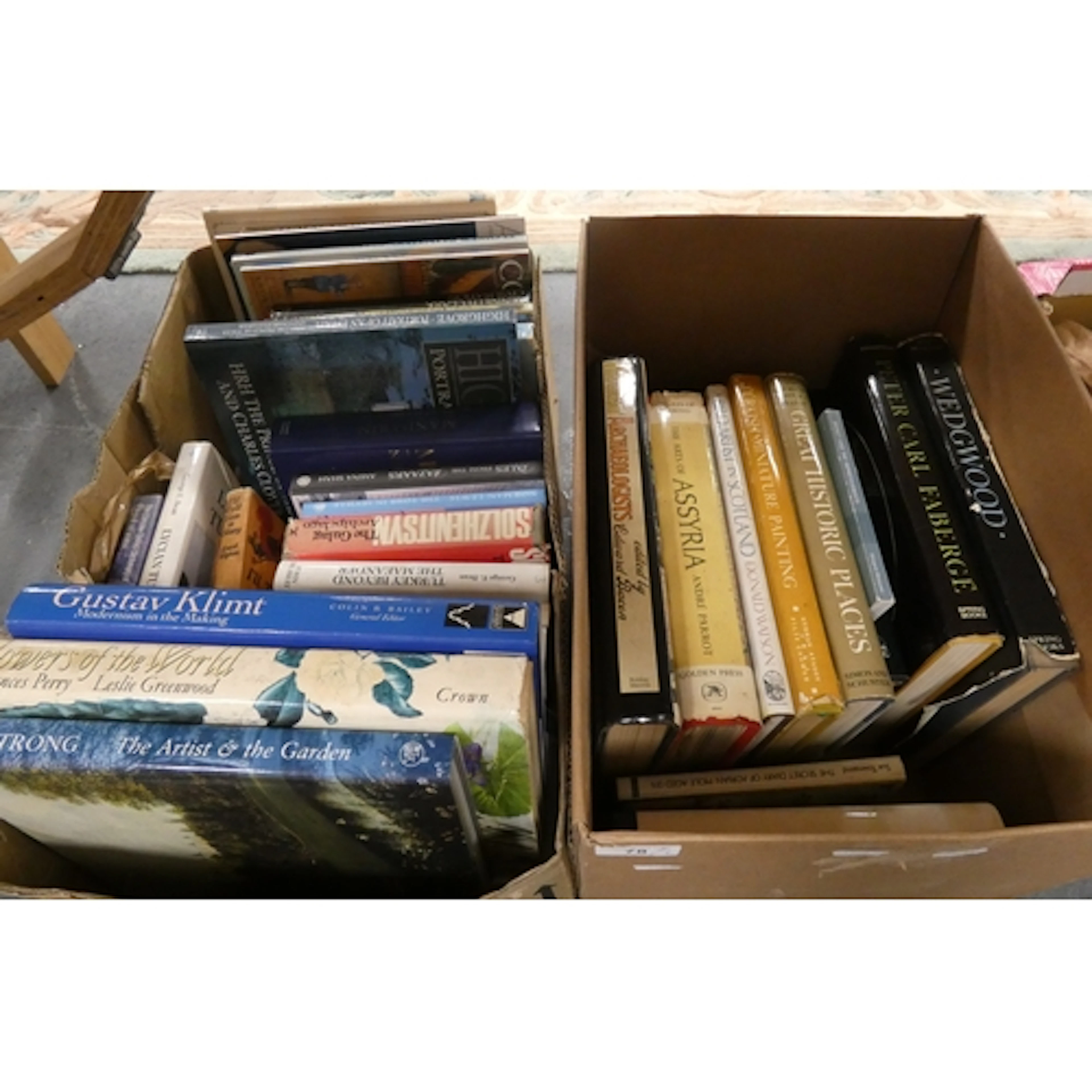 Two boxes of Collectors and Topical books to include books o...