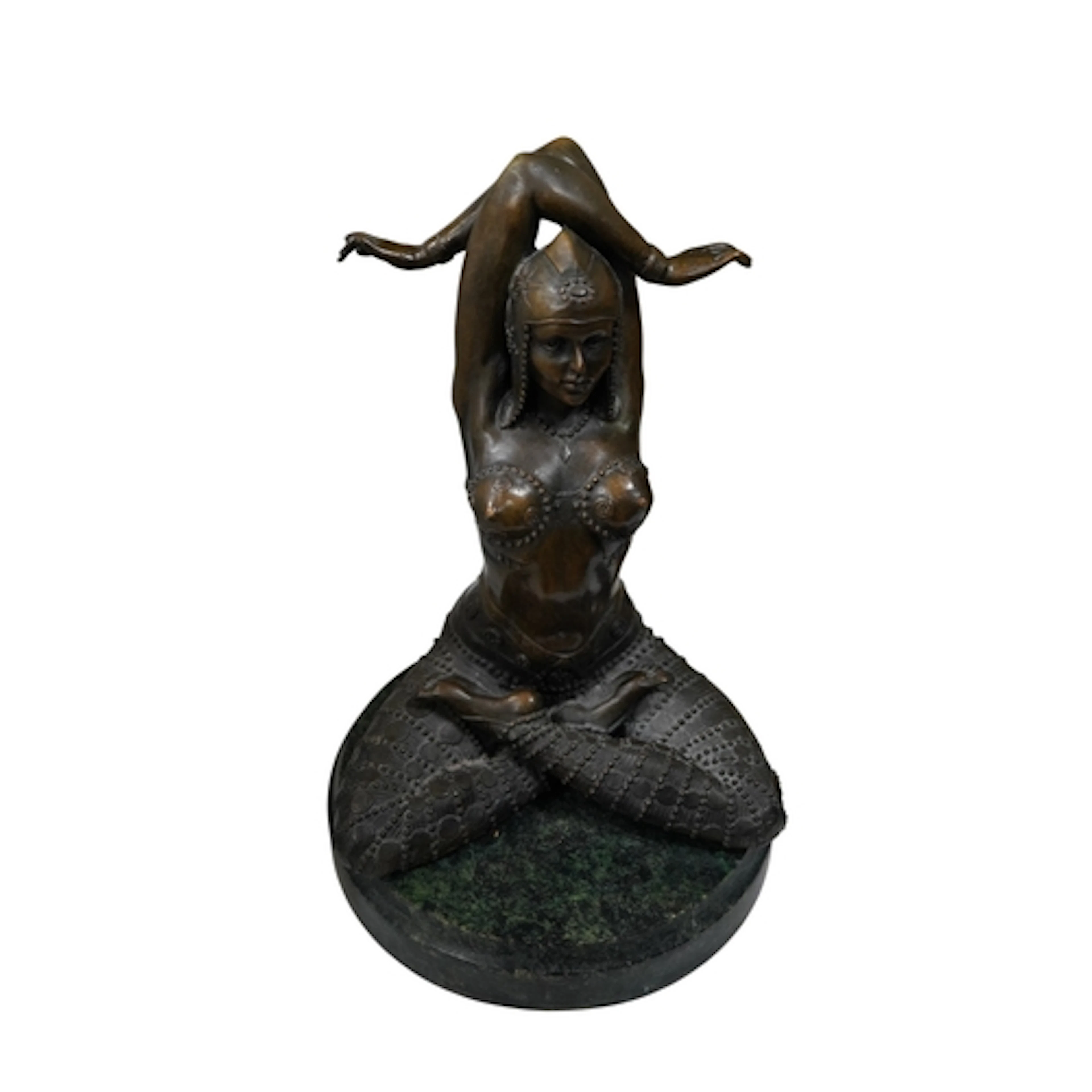 After Demétre Chiparus (18861947), a bronze study of a seat...