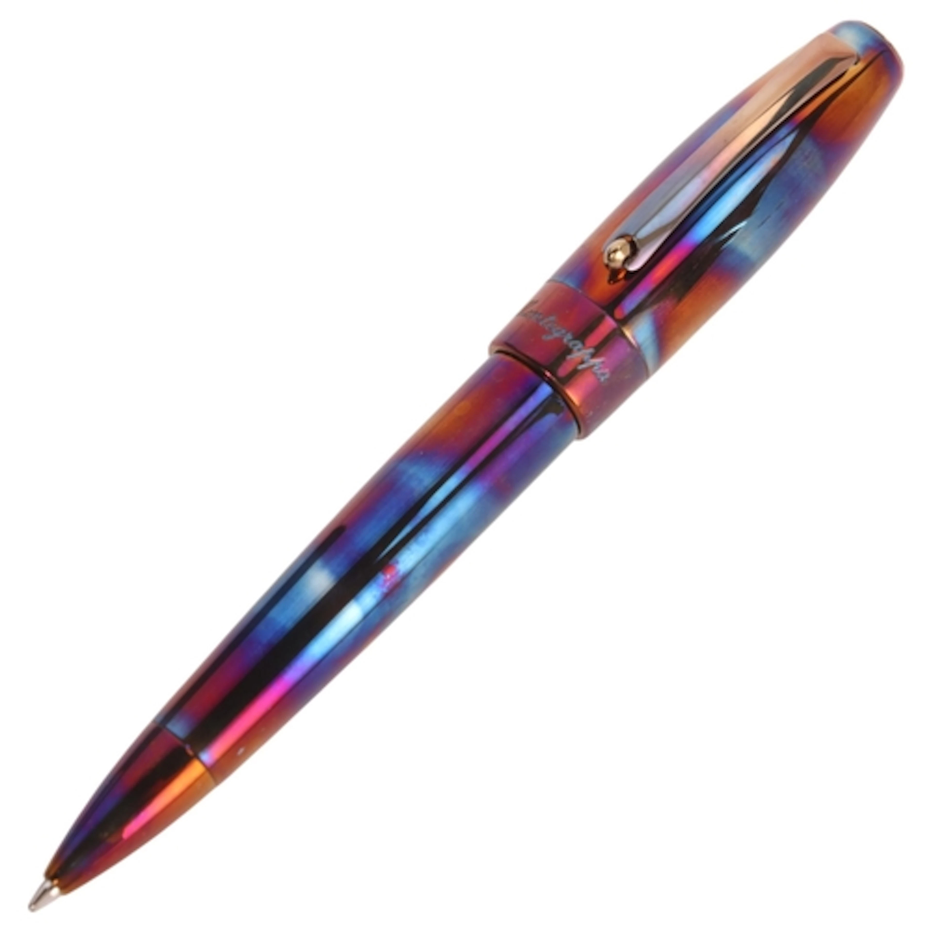 A Montegrappa, Italy, Fortuna Blue Blazer ballpoint pen, wit...