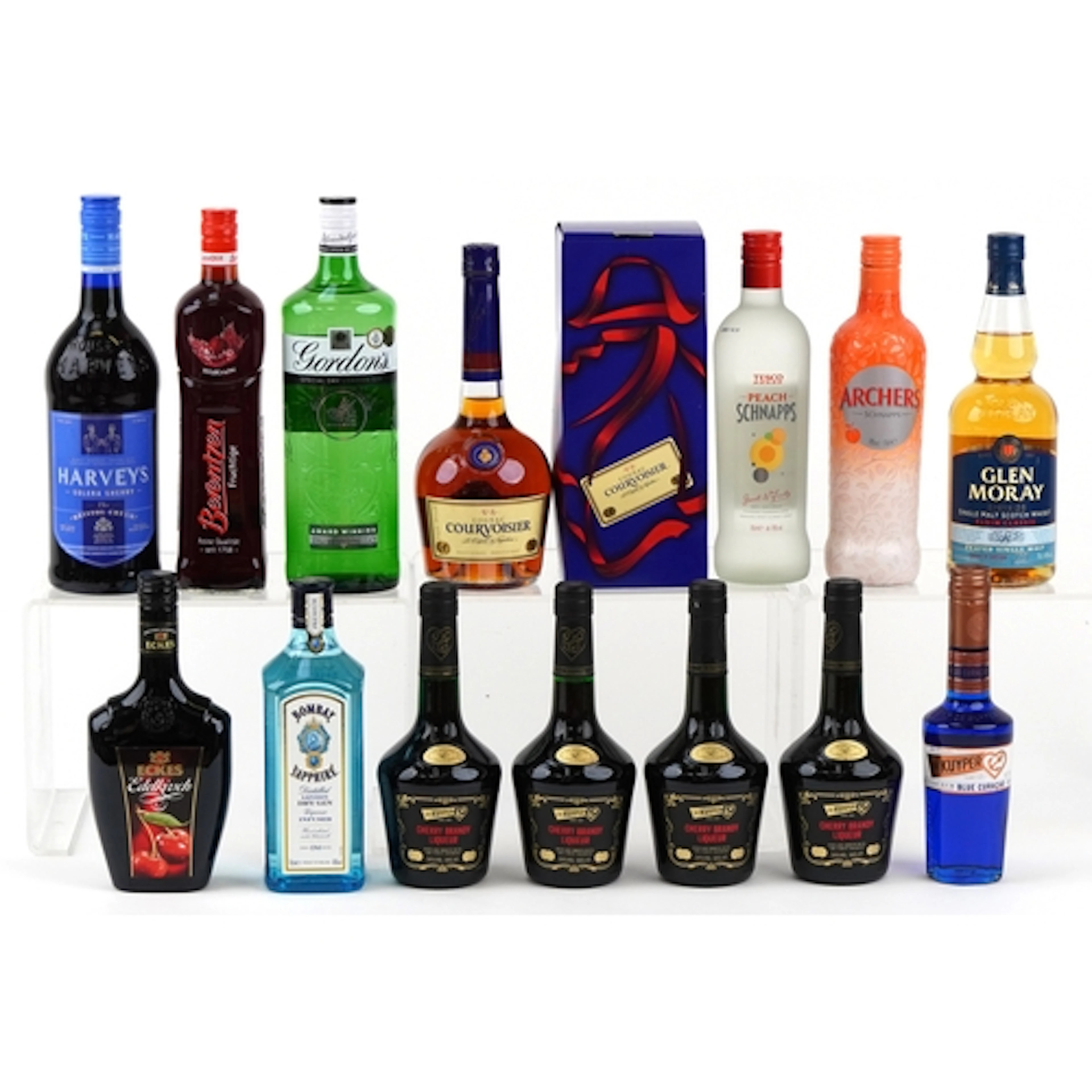 Fourteen bottles of alcohol including Glen Moray Speyside Si...