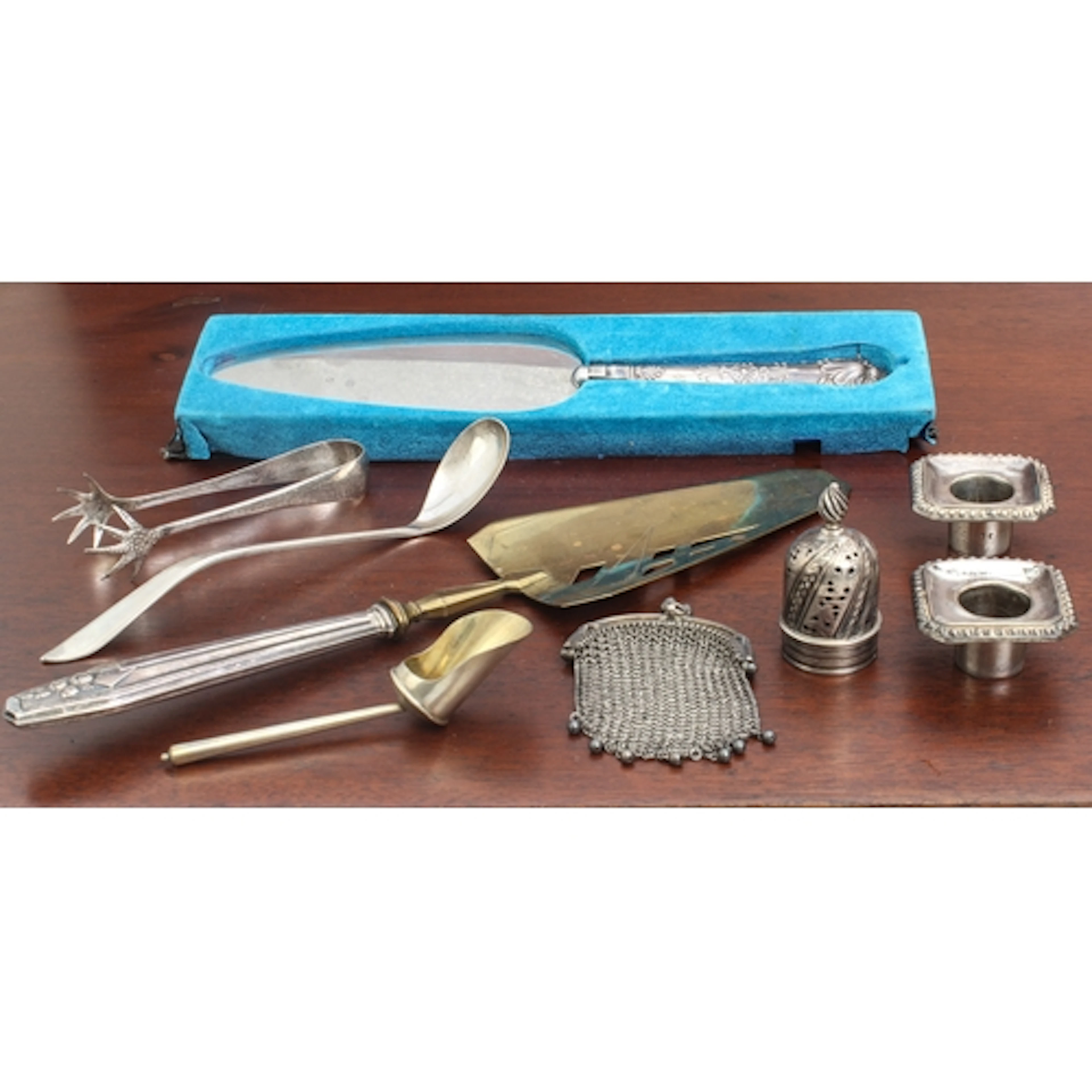 A collection of 20th century and later silver and white meta...