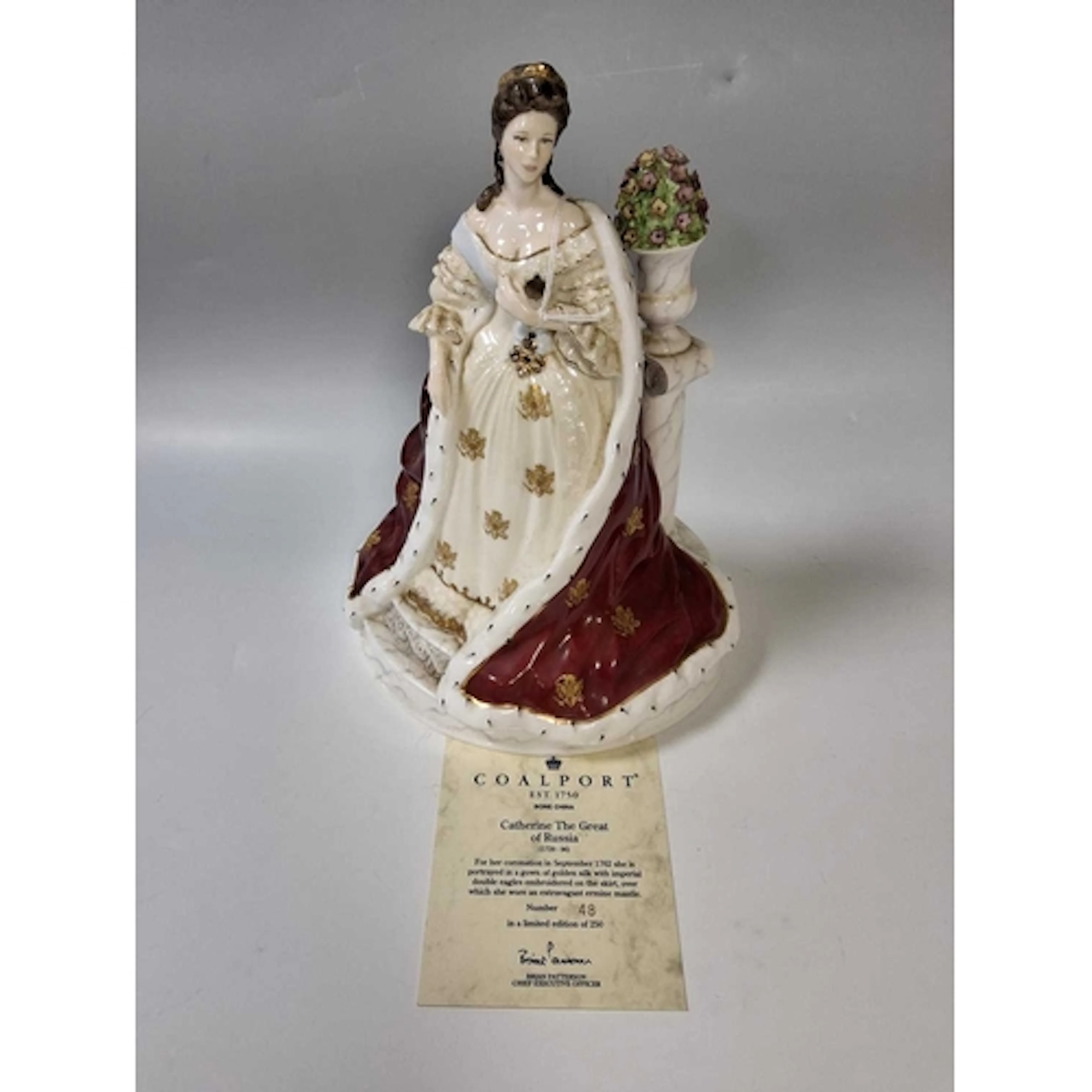 A RARE STRICTLY LIMITED EDITION COALPORT FINE BONE CHINA PRE...