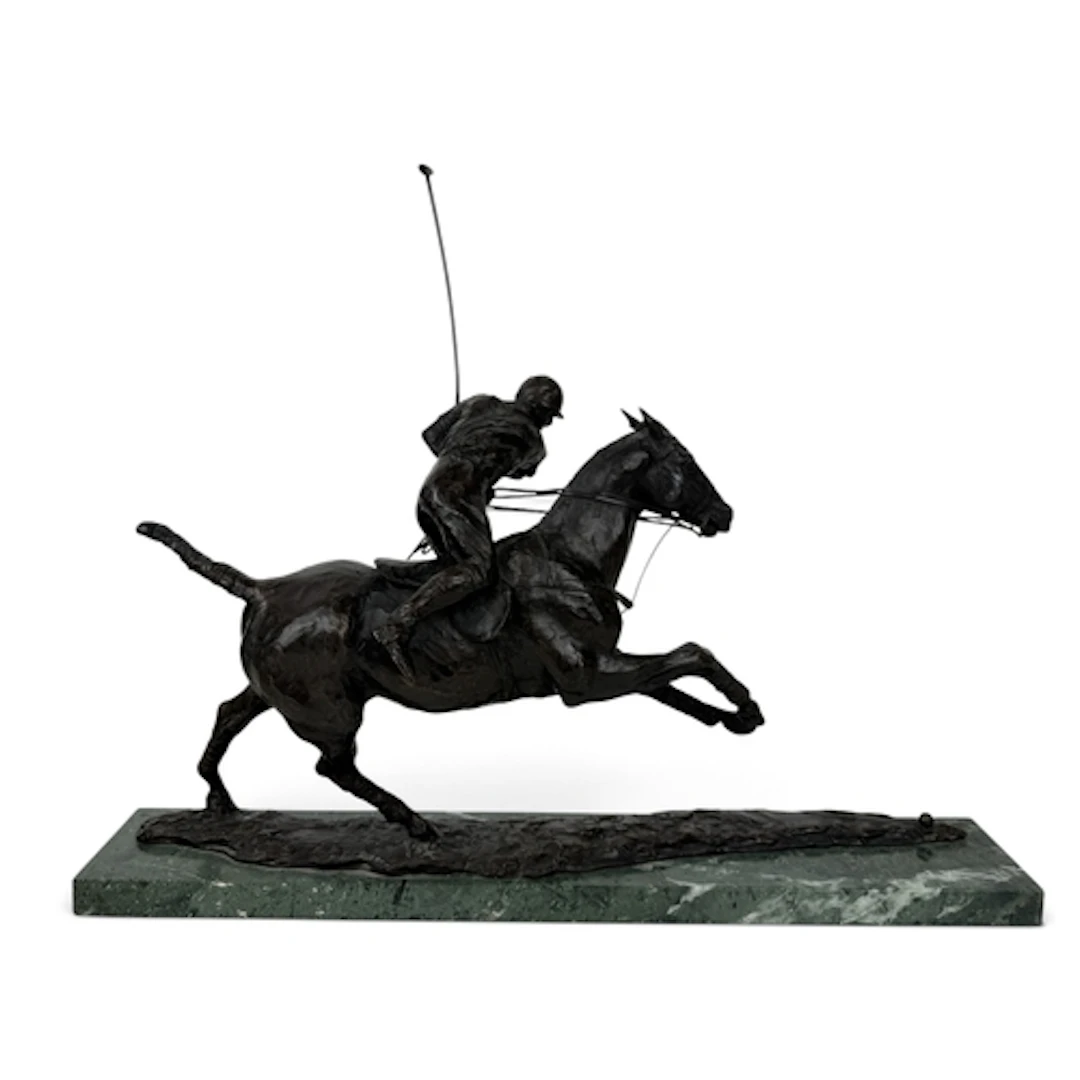 LORNE MCKEAN (ENGLISH B.1939): A BRONZE SCULPTURE OF ADOLFO ...