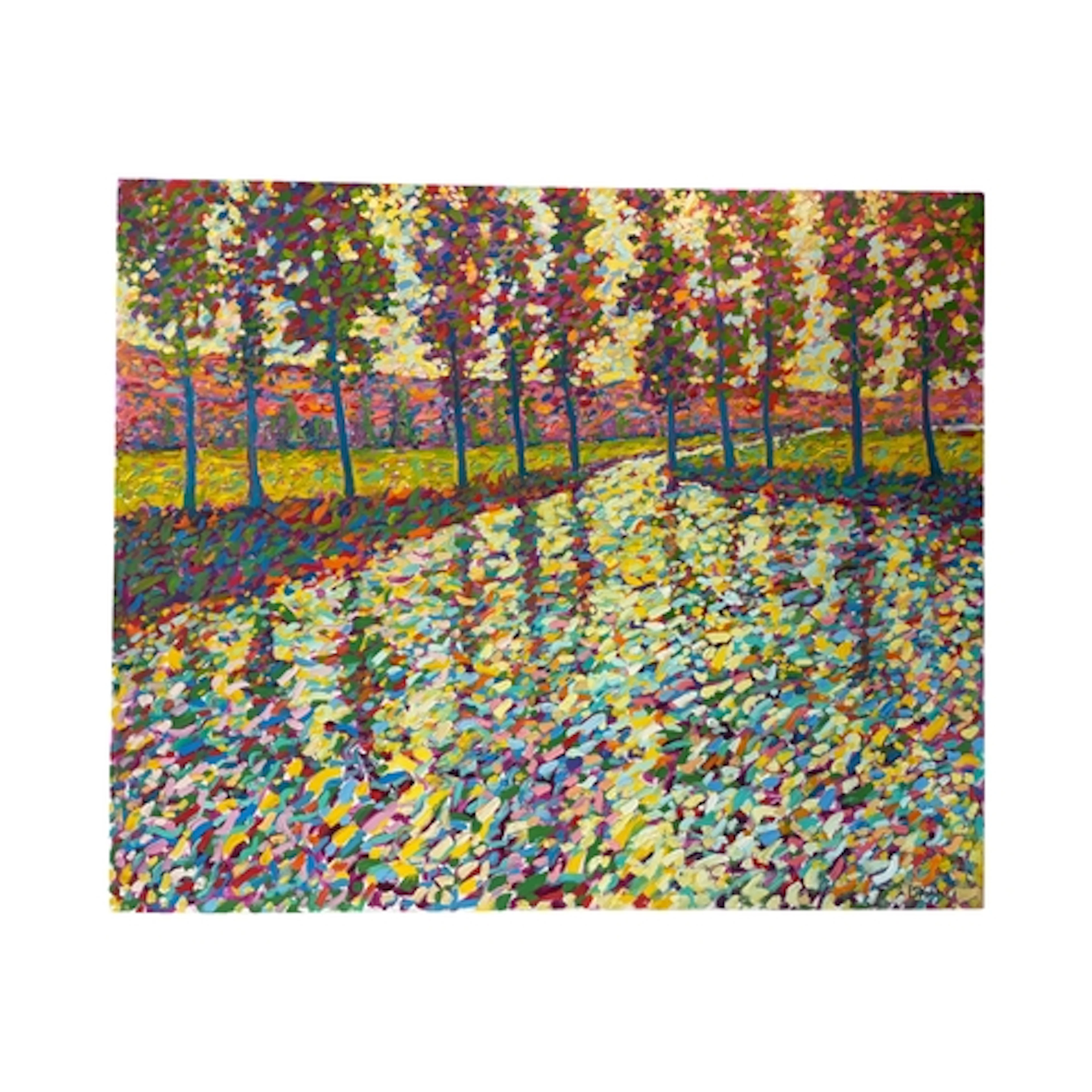 Paul Stephens (b.1957) - 'Glorious Summers Day', oil on canv...