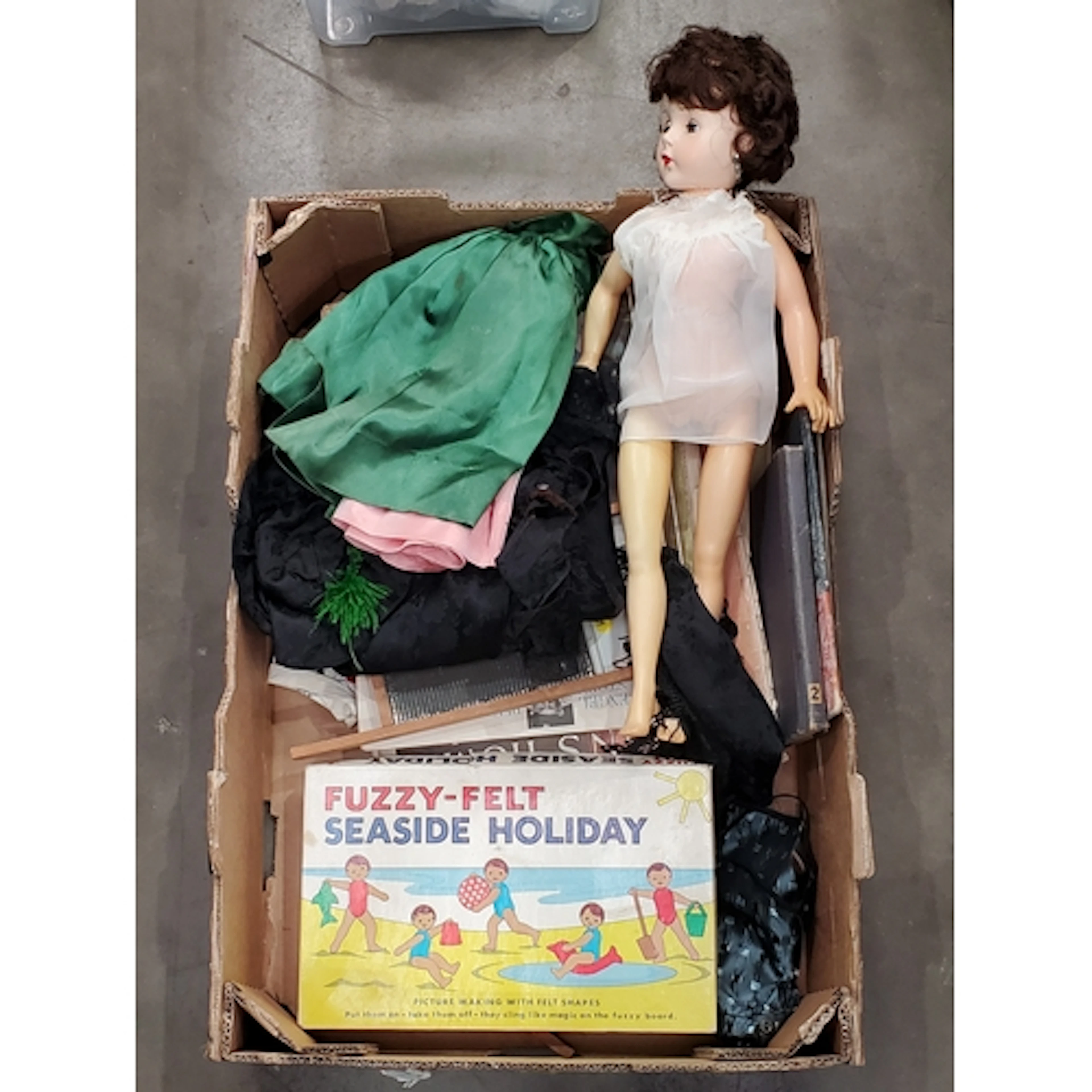 A Barbie 'Francie and Skipper' Doll Trunk containing a quant...