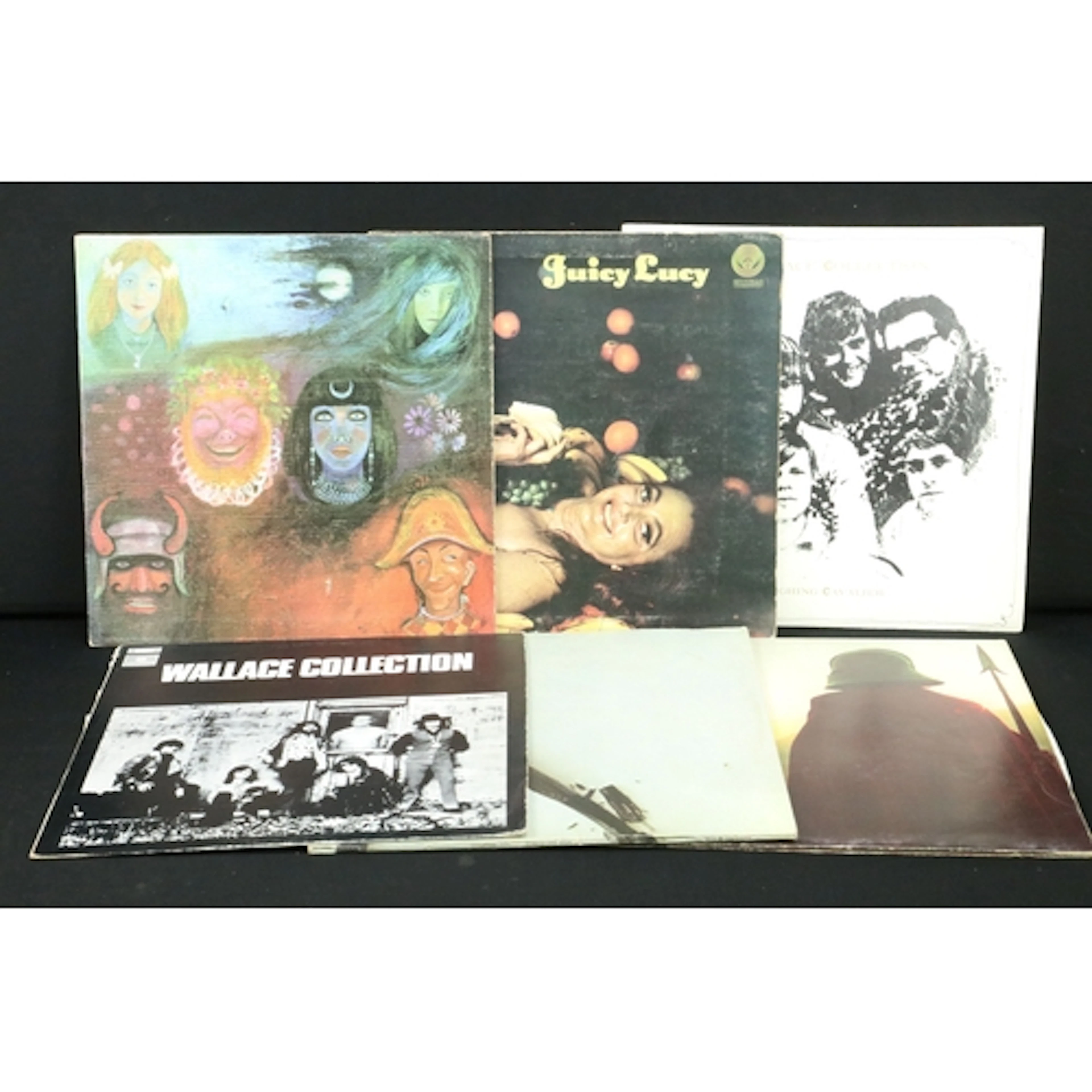 Vinyl - 4 Prog Rock LPs to include King Crimson (In The Wake...