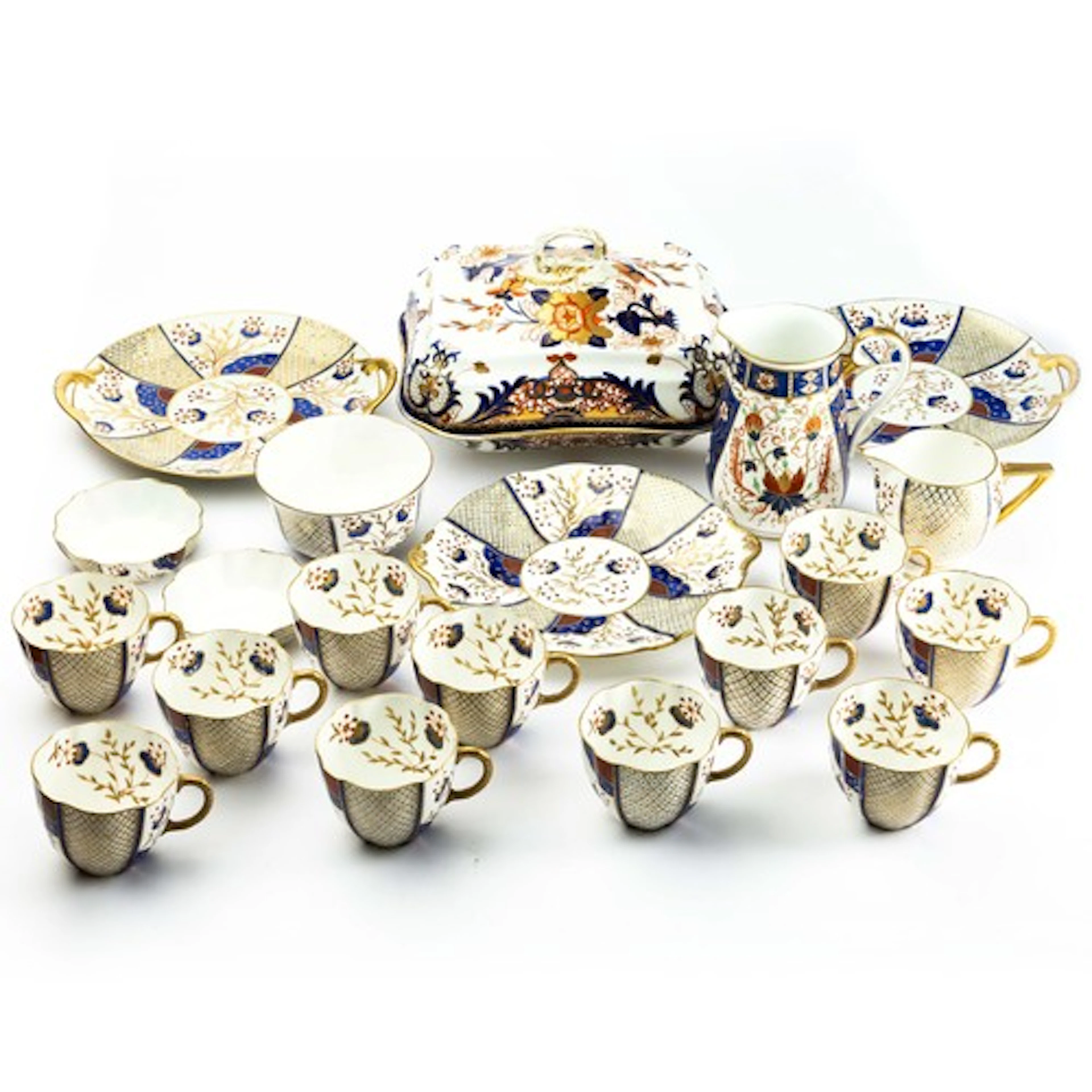 A collection of Royal Crown Derby Imari pattern table cerami...