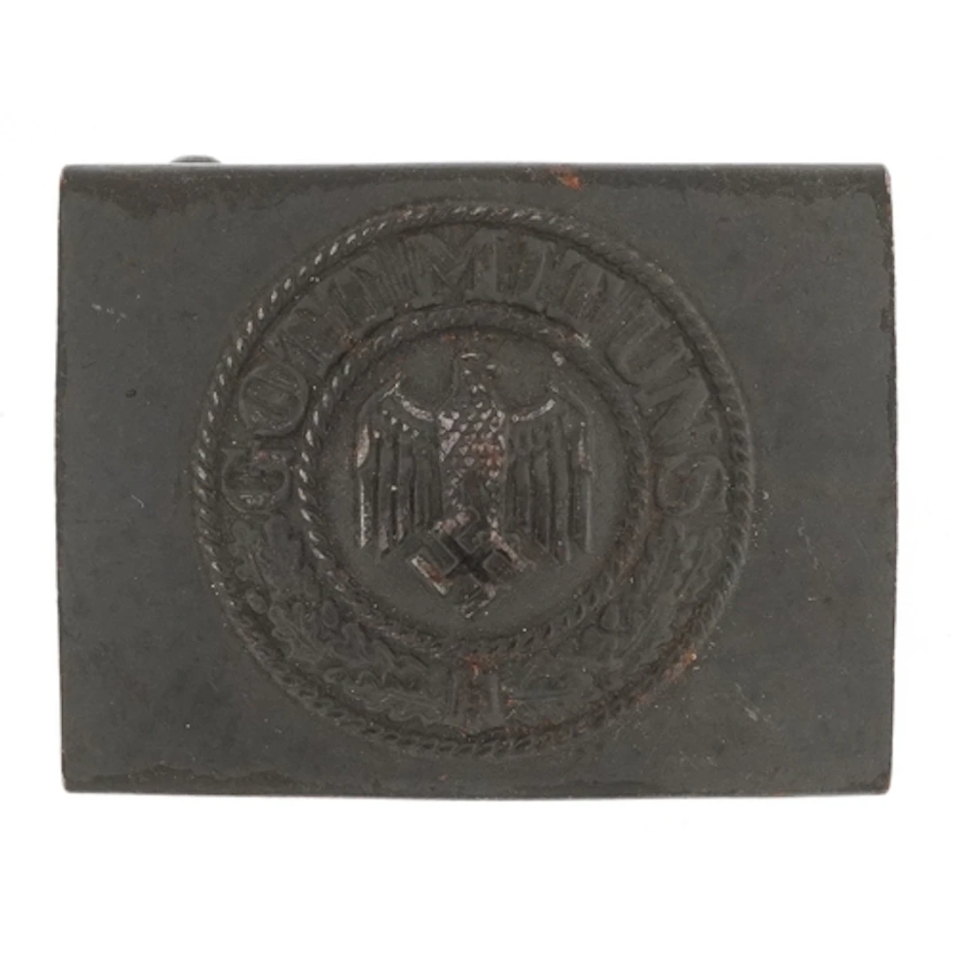 German military interest brass belt buckle.