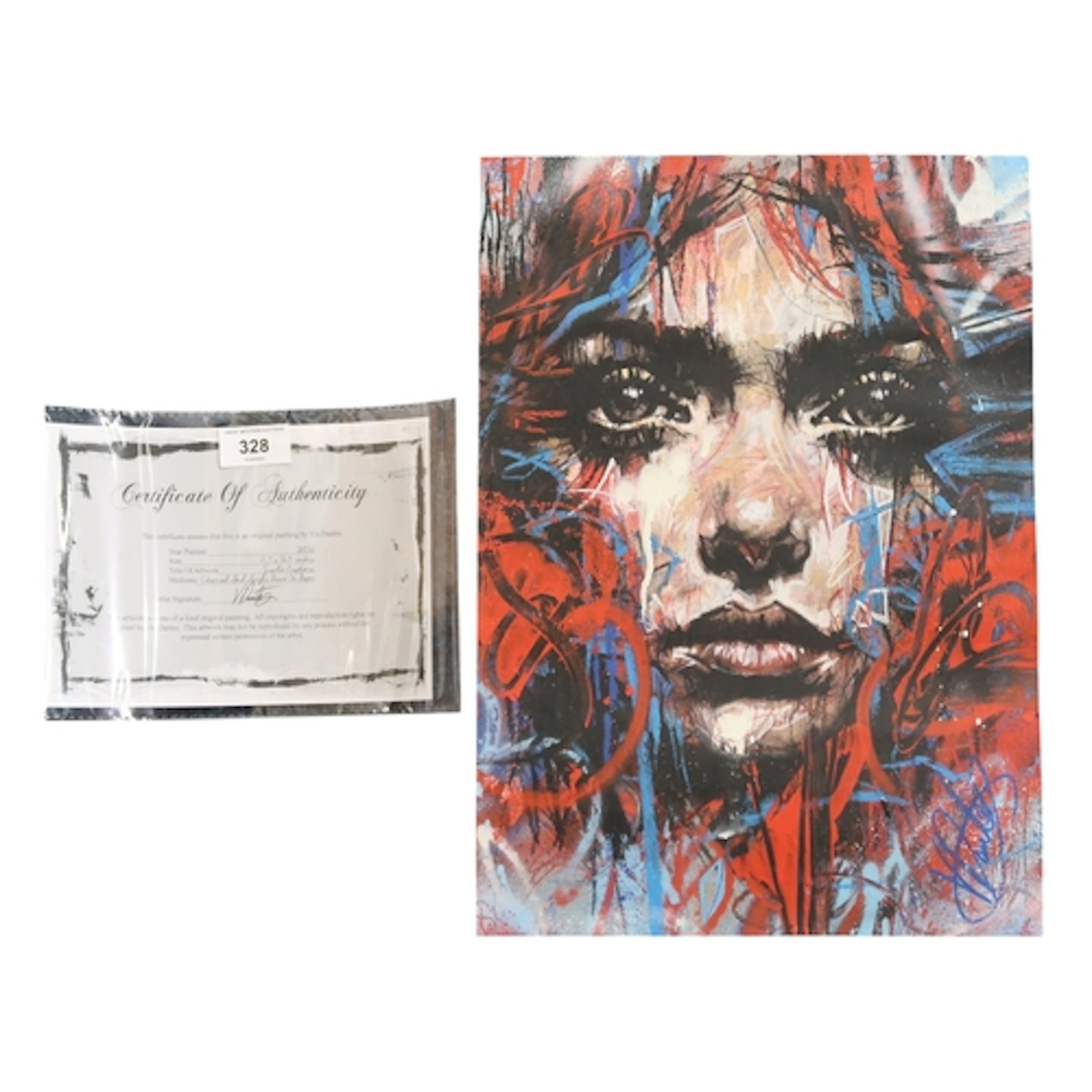 VIN DANTES (BRITISH 20th CENTURY) SCARLET EUPHORIA &nb...