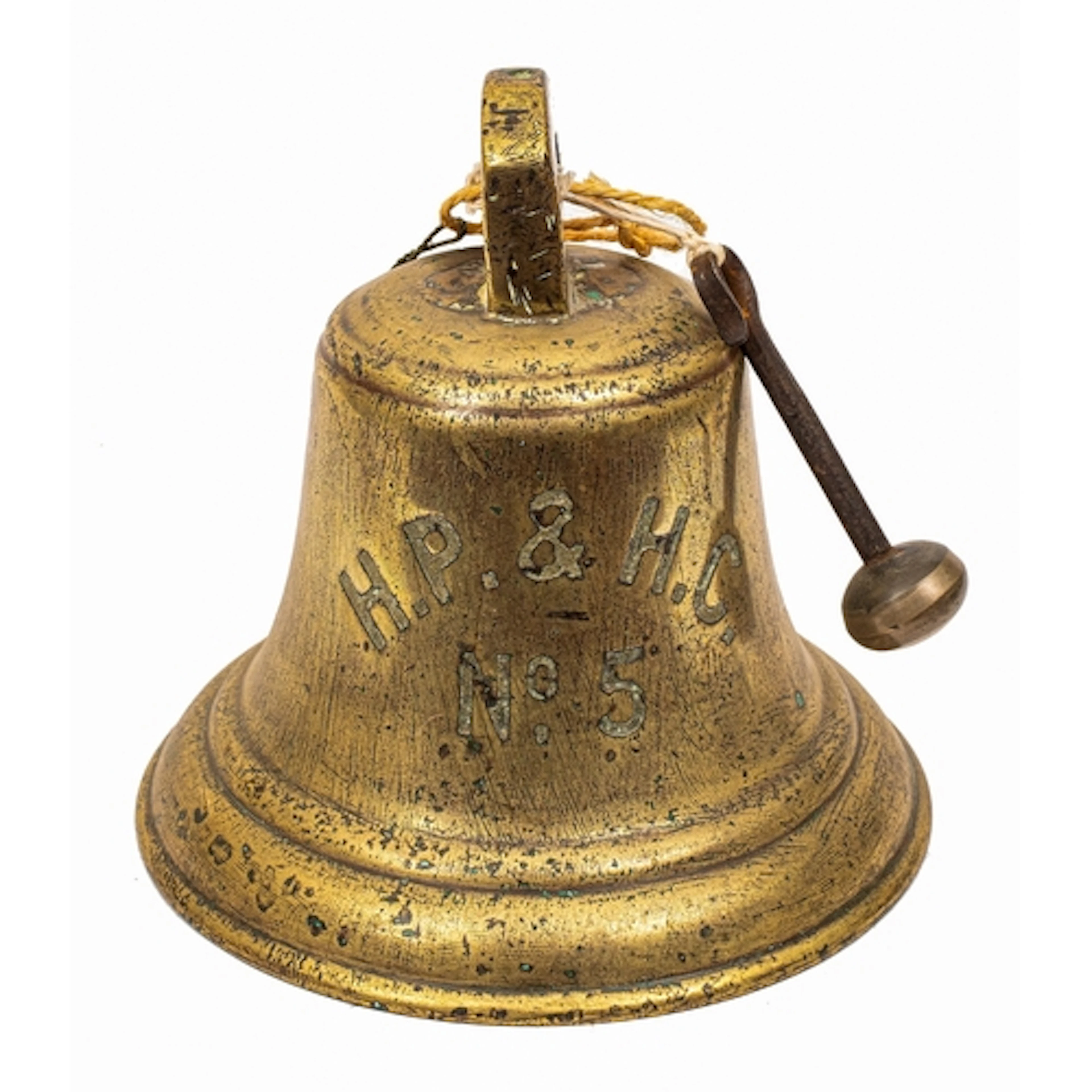 The ship's bell from the Hartlepool Ports & Harbour Commissi...