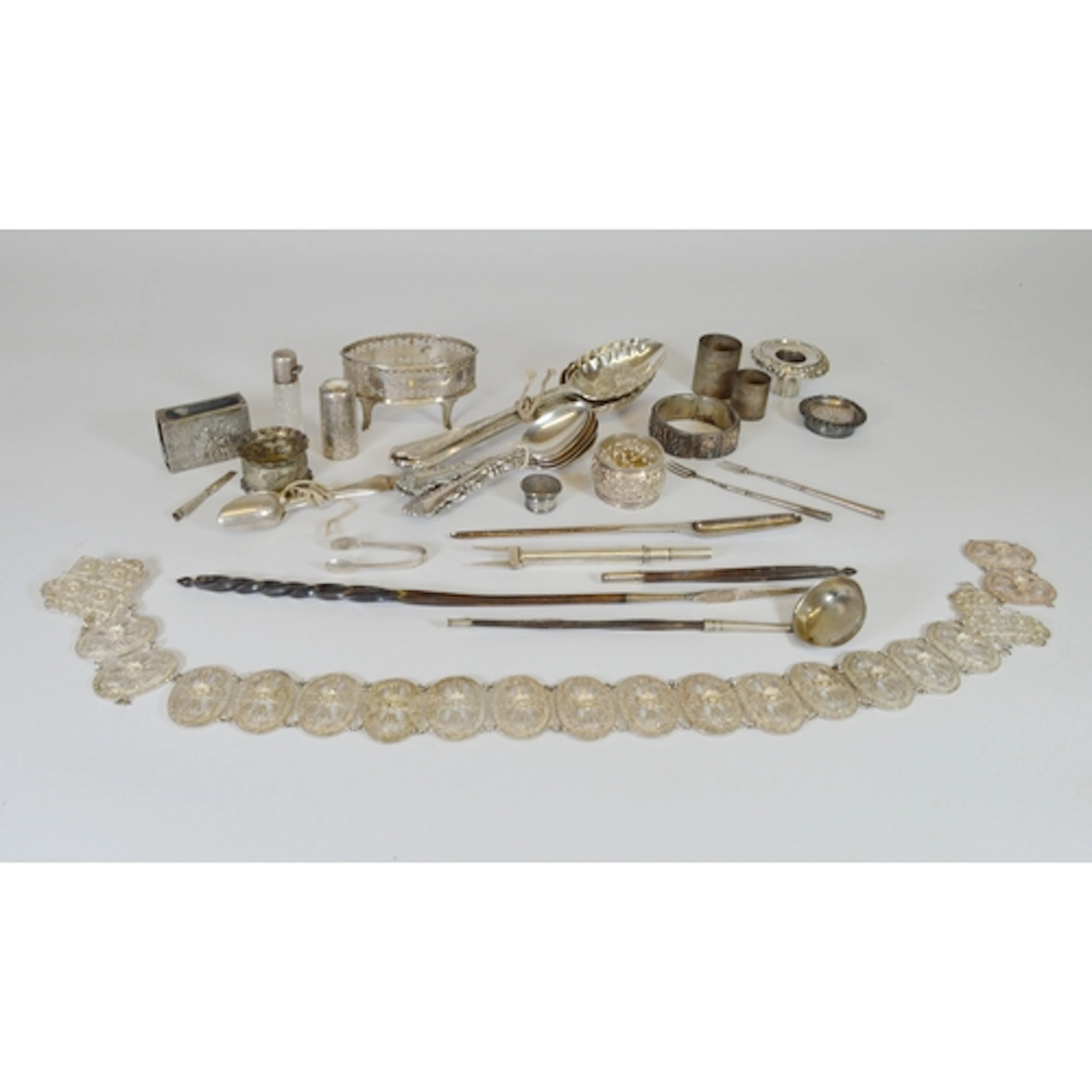 Collection of assorted 19th century and later e.p. flatware ...