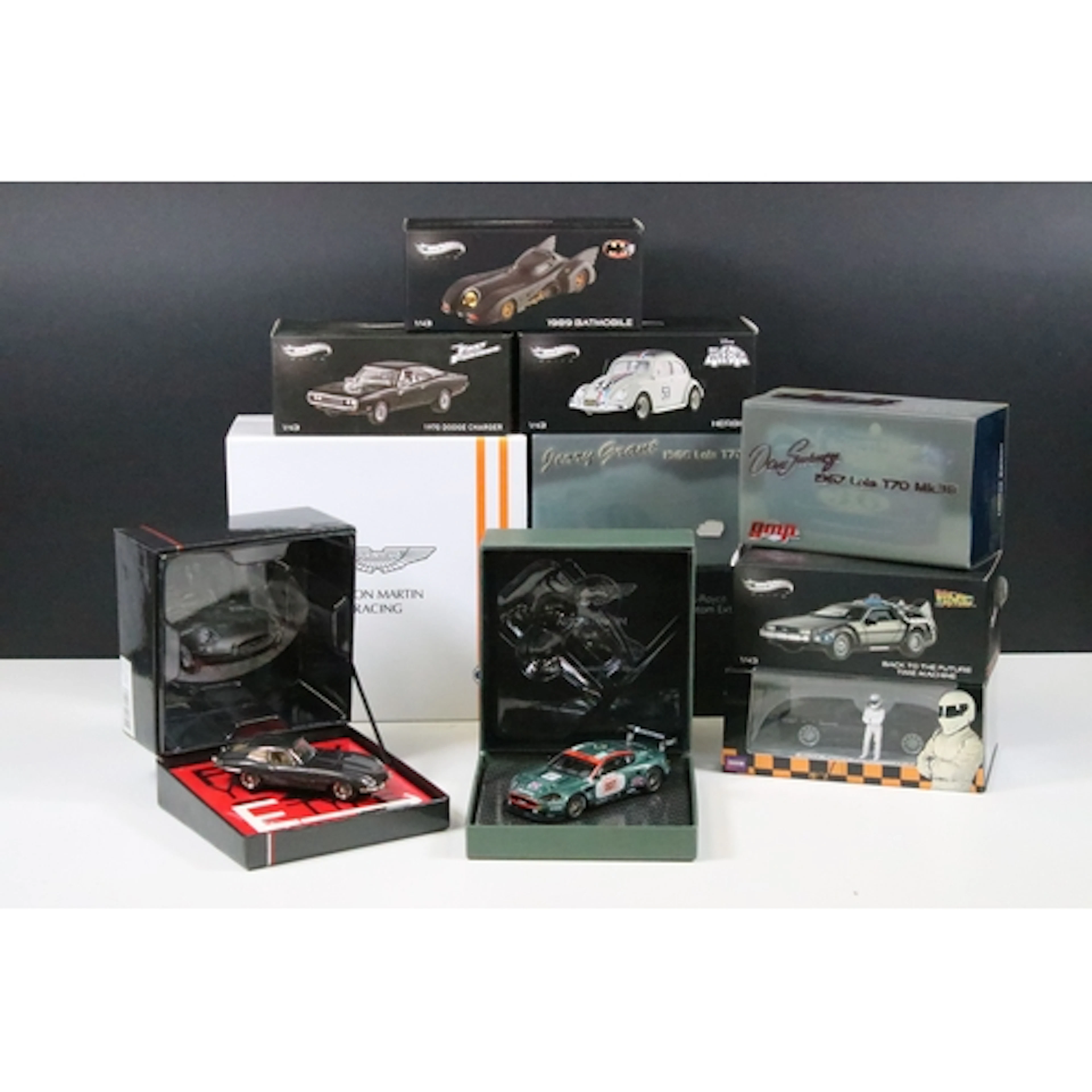 11 Boxed / cased diecast models to include Aston Martin Raci...
