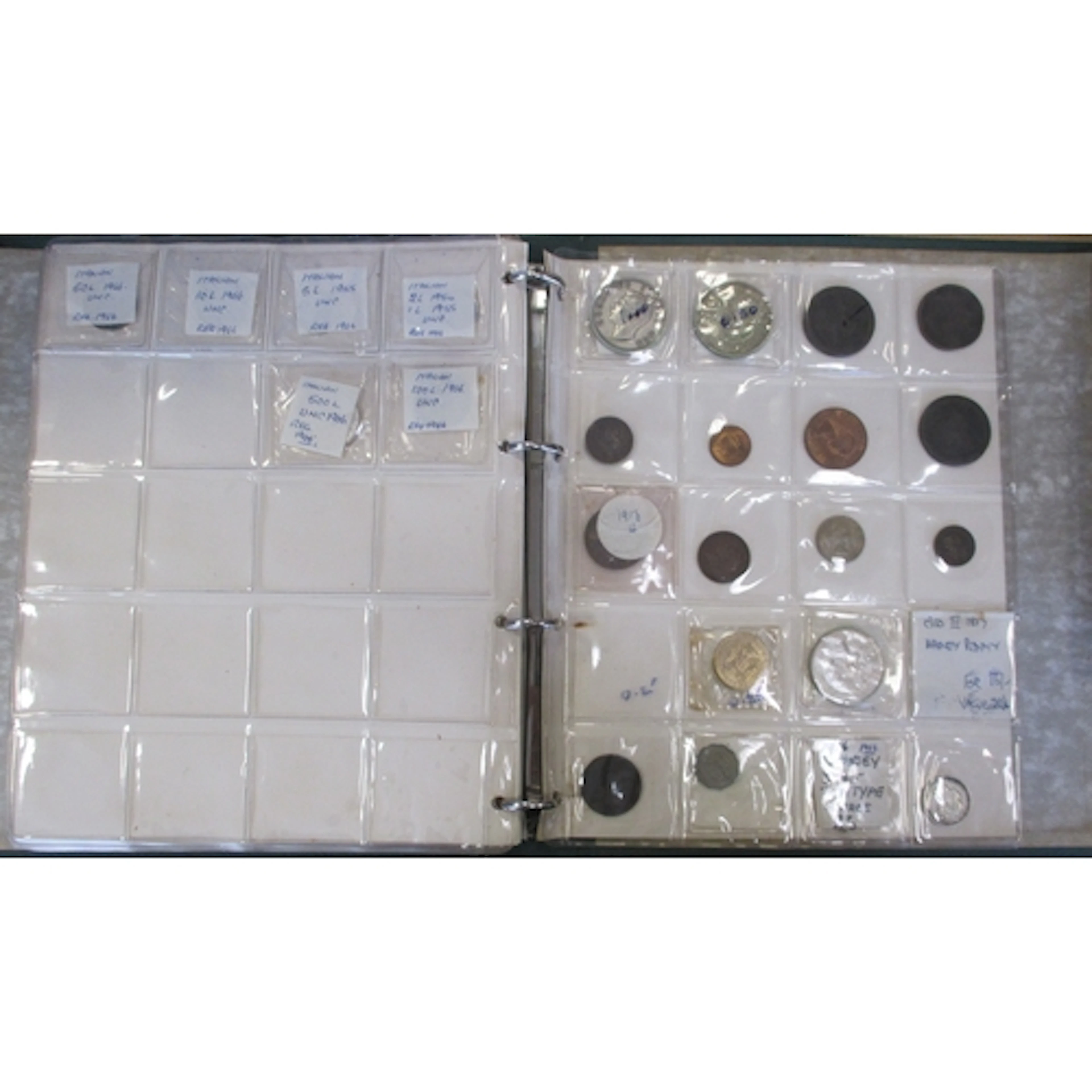 World collection in pair of albums, generally fine to good v...