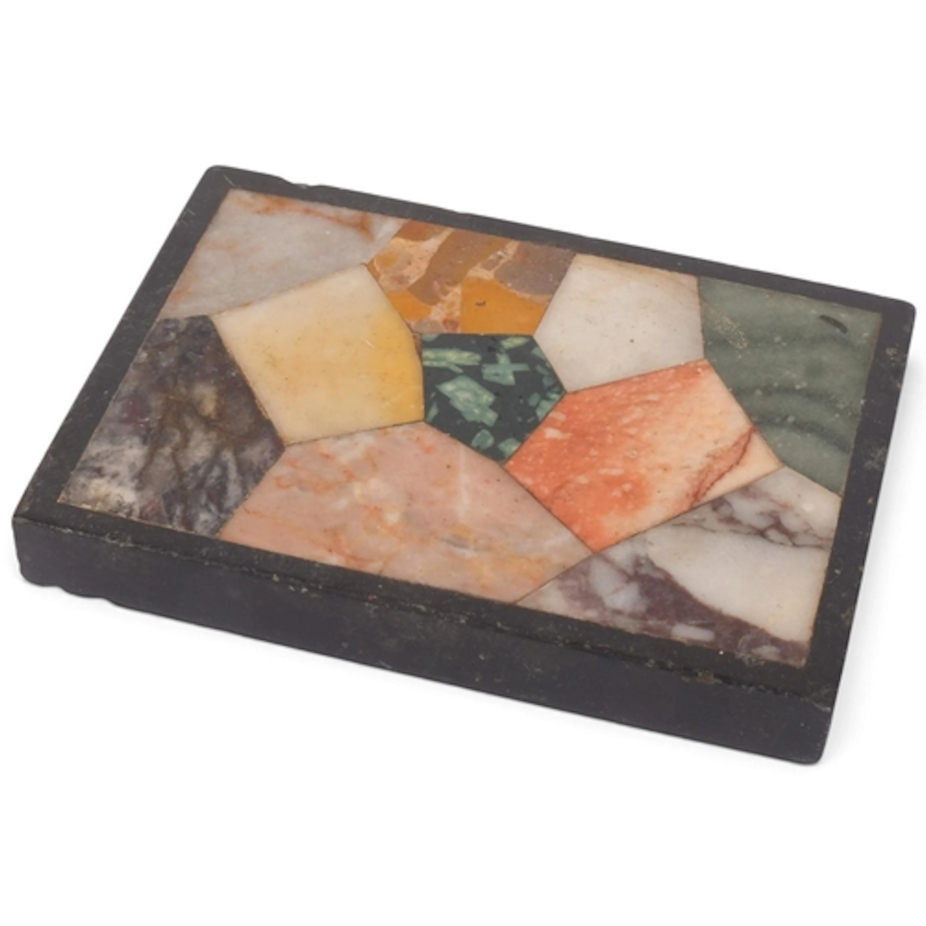 A 19th century Italian Grand Tour Pietra Dura specimen marbl...