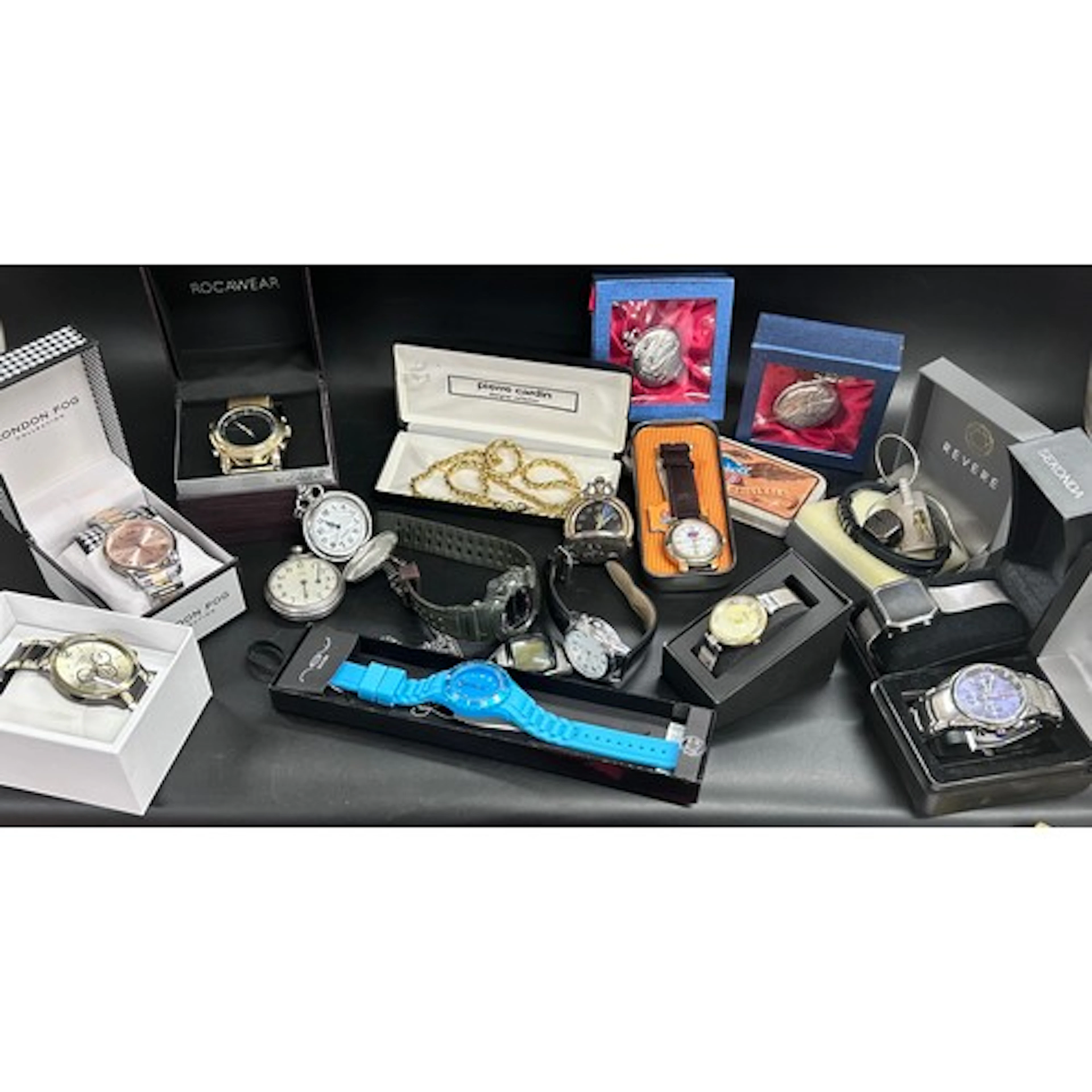 A collection of watches and jewellery including Pierre Cardi...