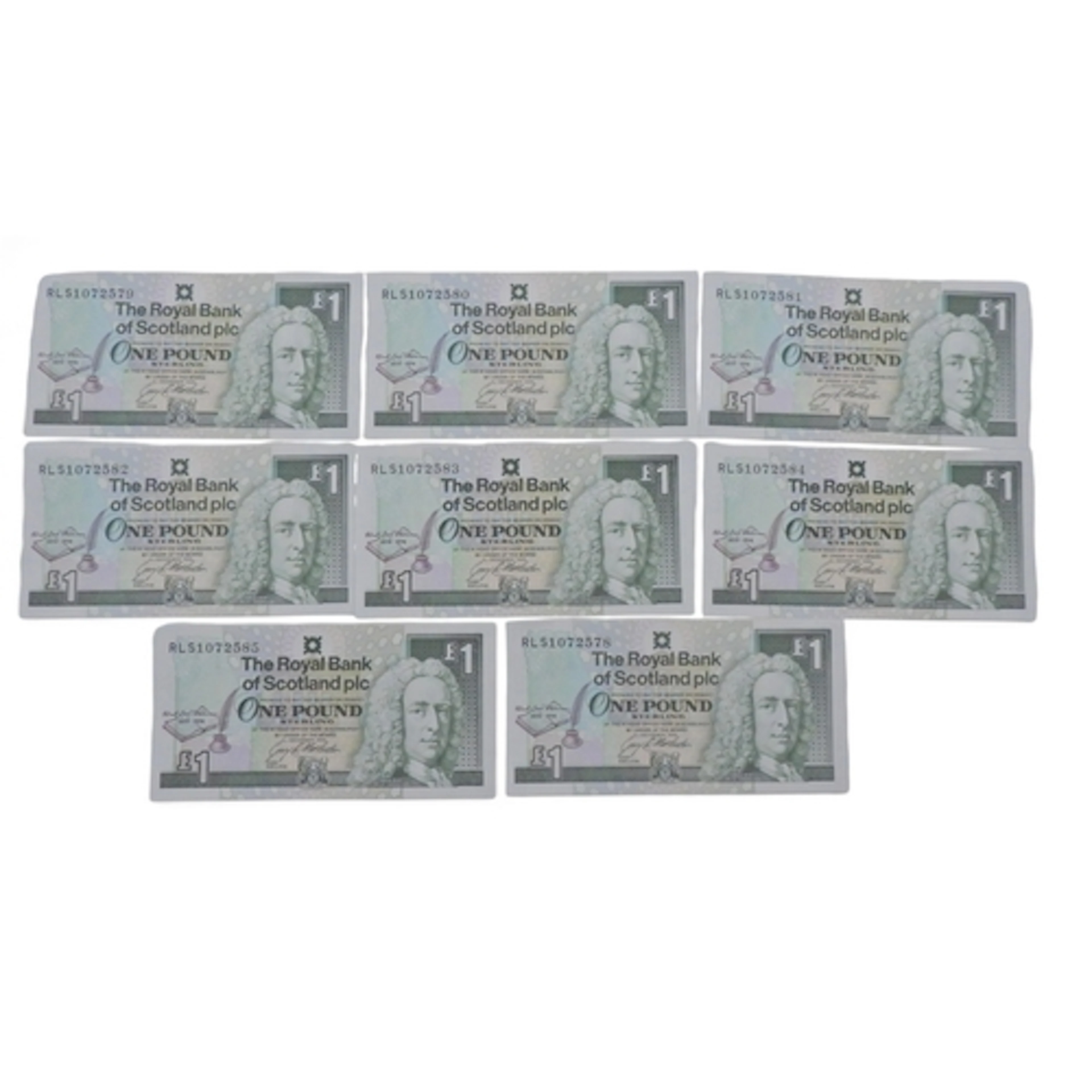 THE ROYAL BANK OF SCOTLAND One Pound 3rd December 1994, eigh...