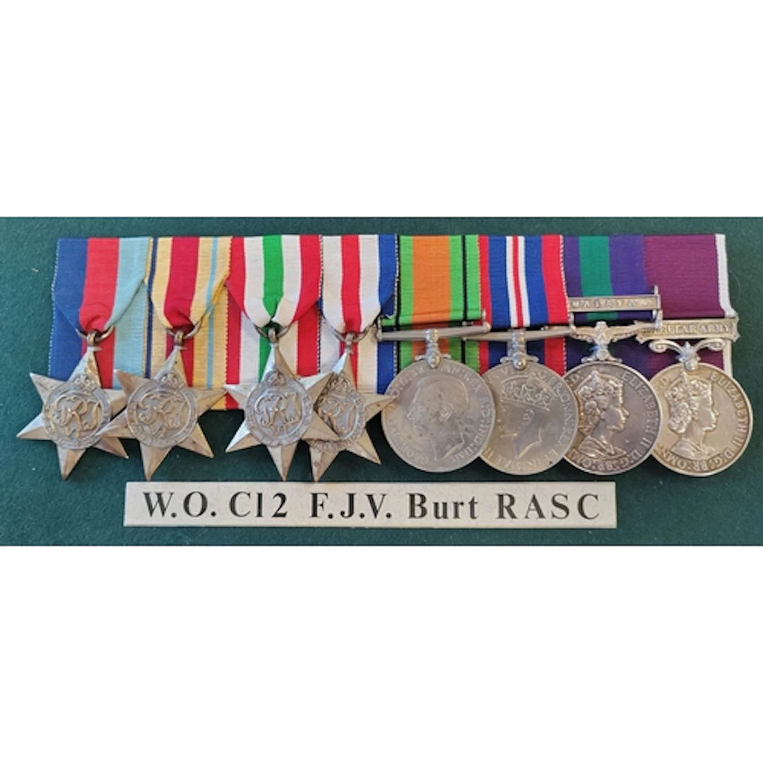 QEII GSM 1 clasp Malaya and LSGC with Regular Army clasp to ...