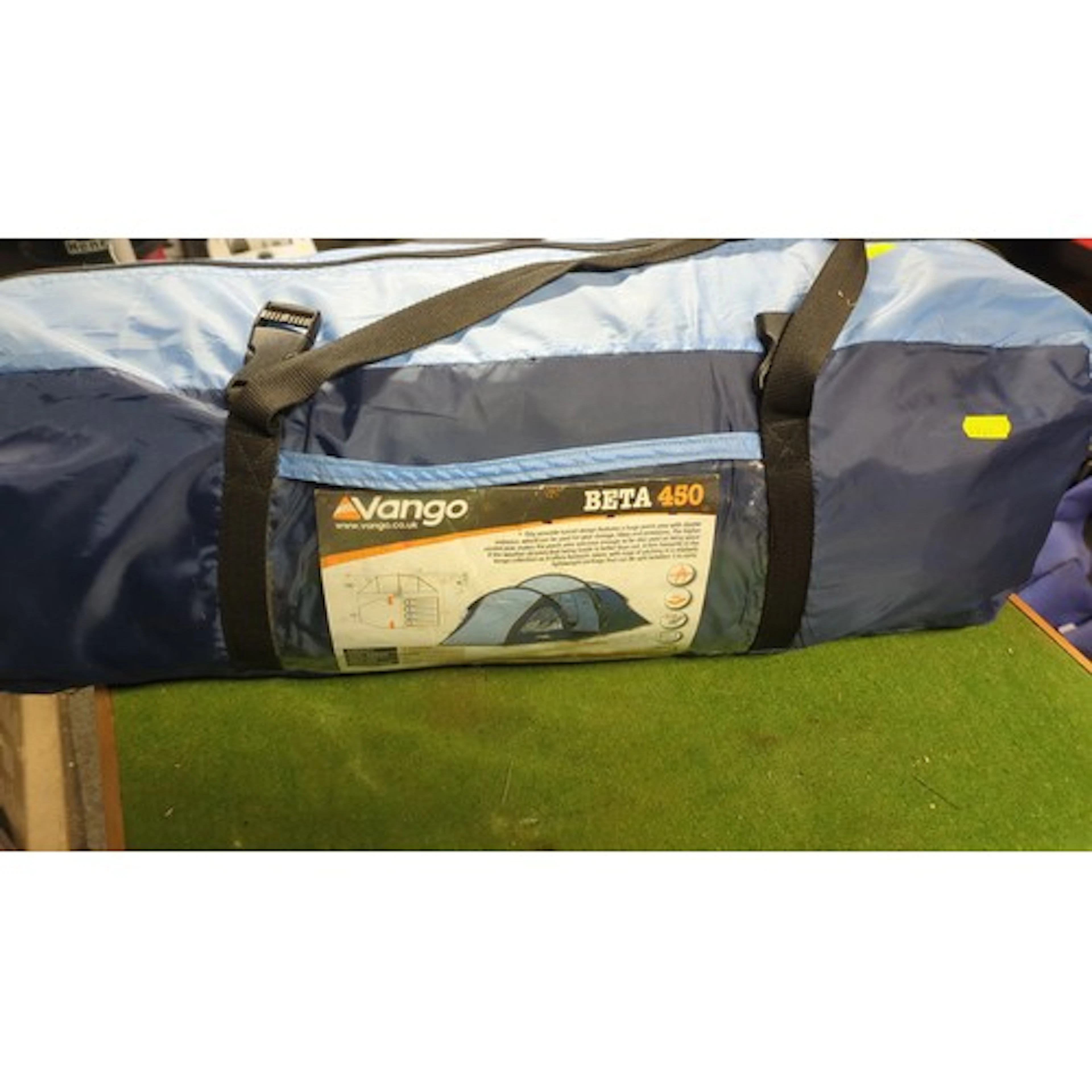 Vango ‘Beta 450’ tunnel camping tent, in original zipped car...