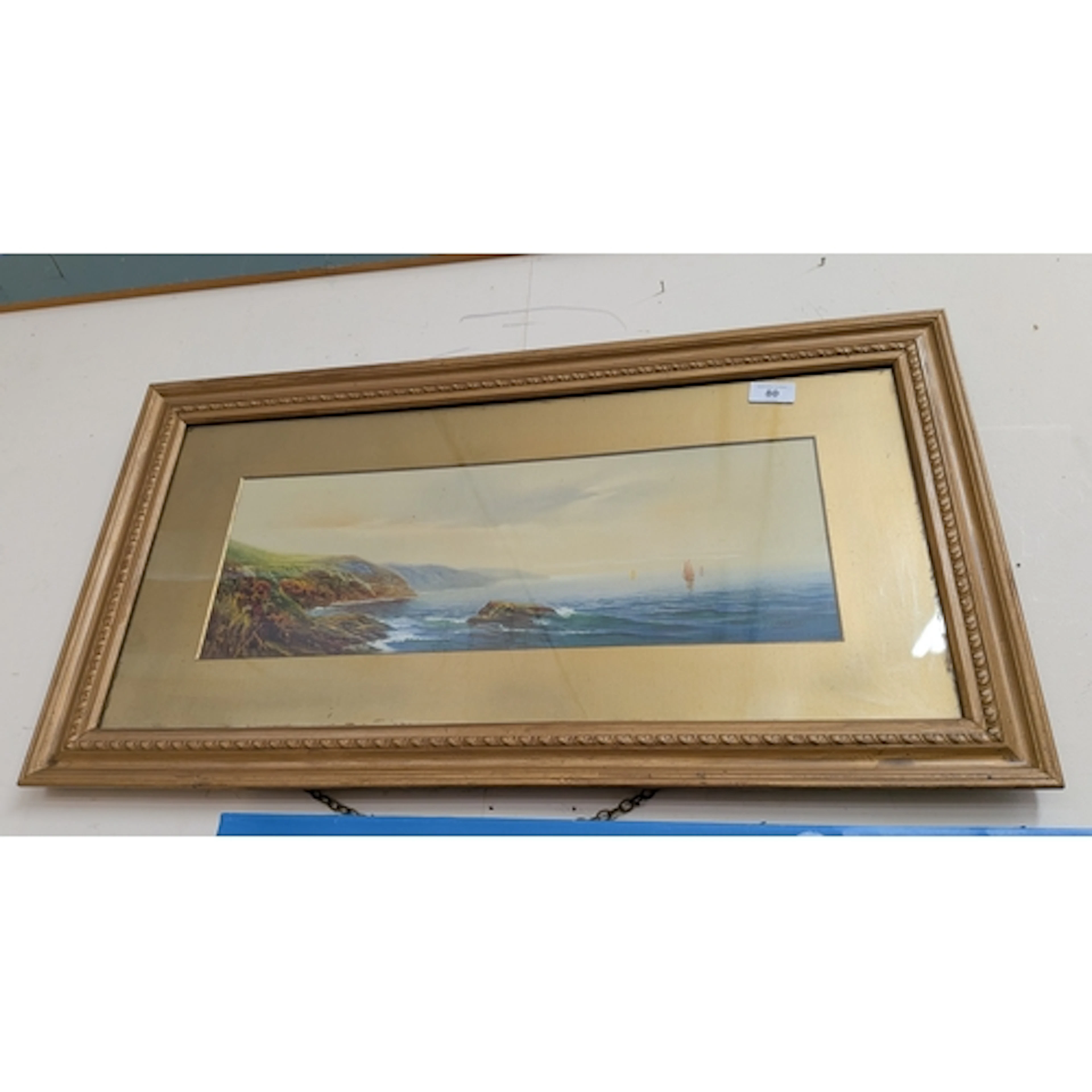 Early 20th century watercolour of a coastal scene signed Sha...