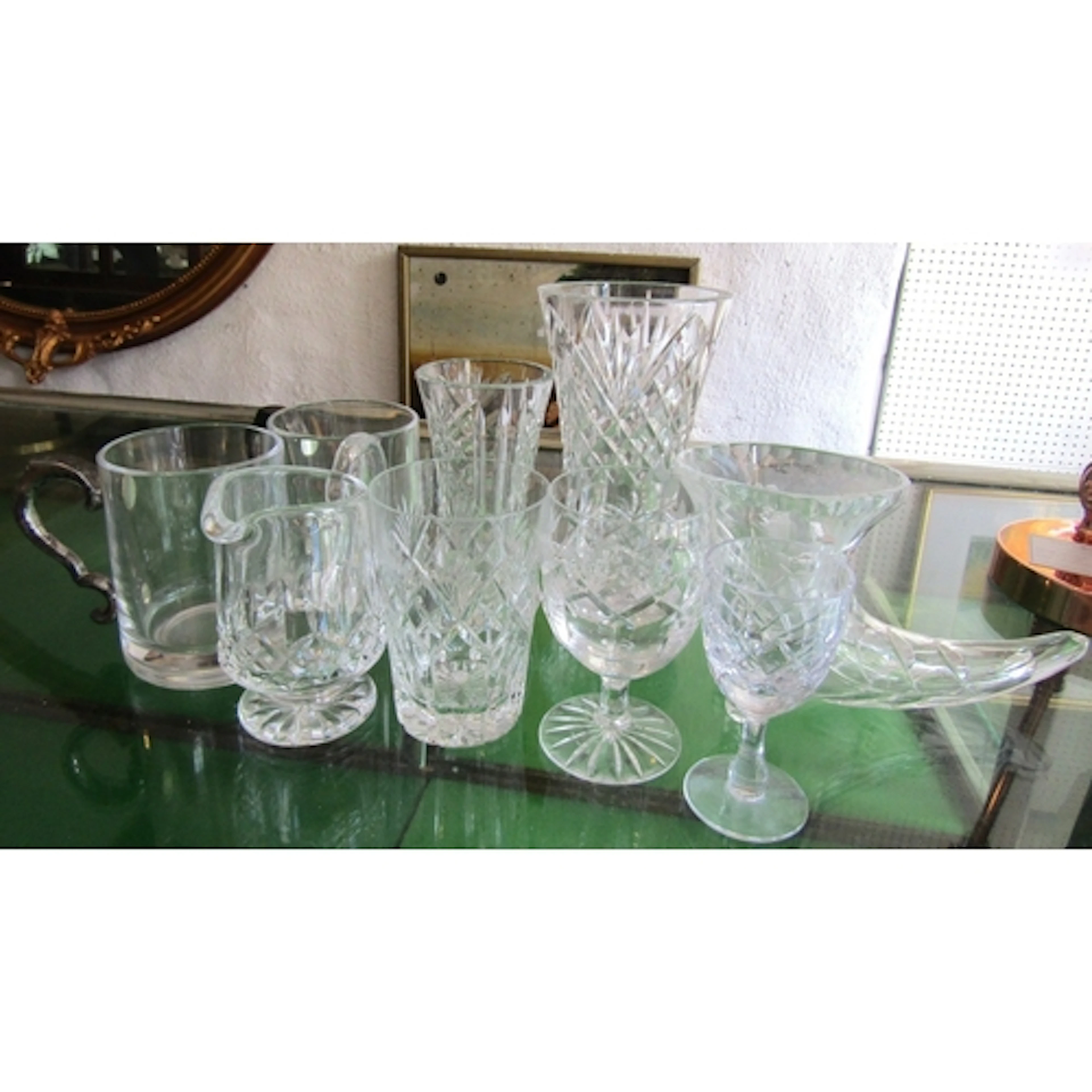 Collection of Various Crystal Including Irish Examples Quant...