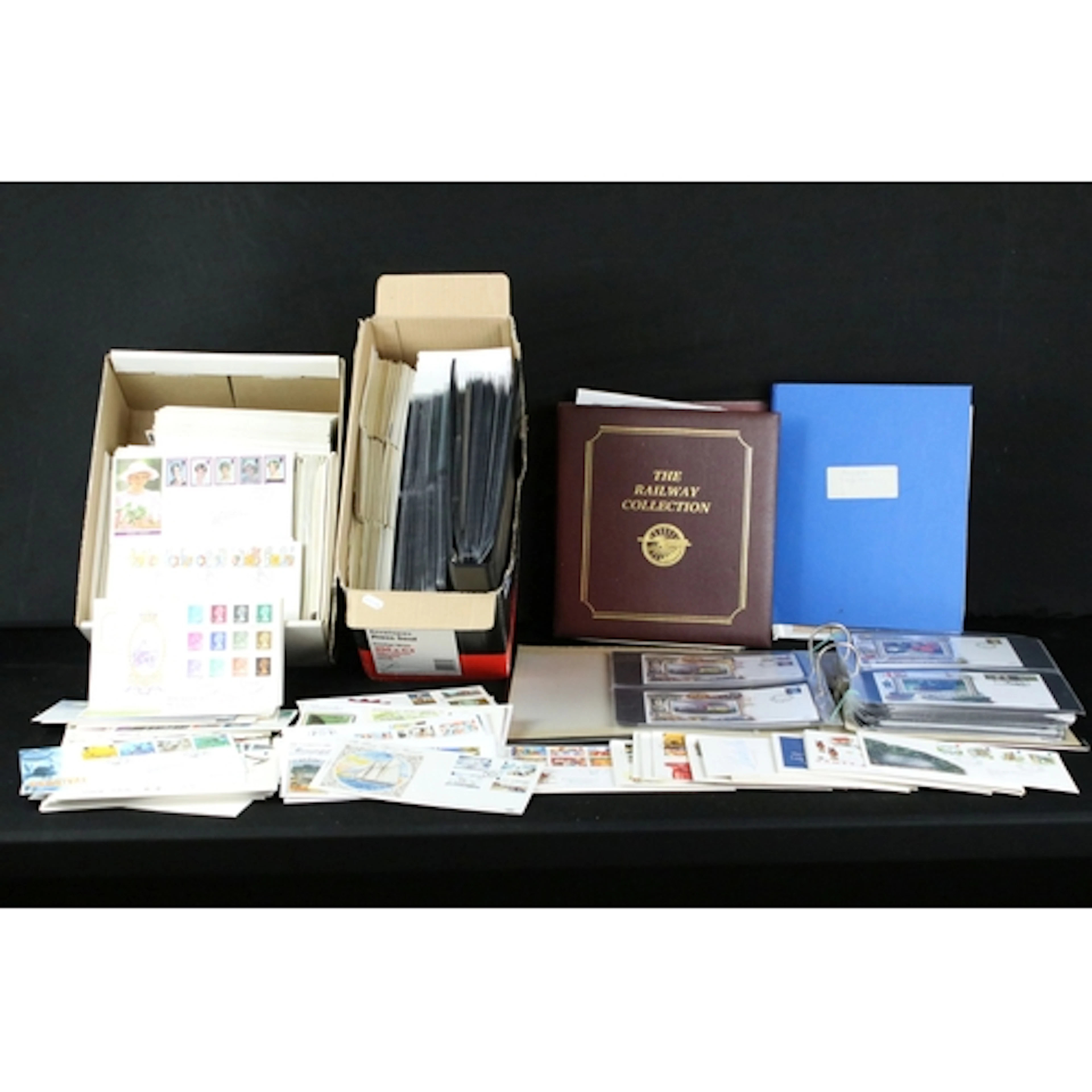 Collection of First Day Covers, contained within three album...