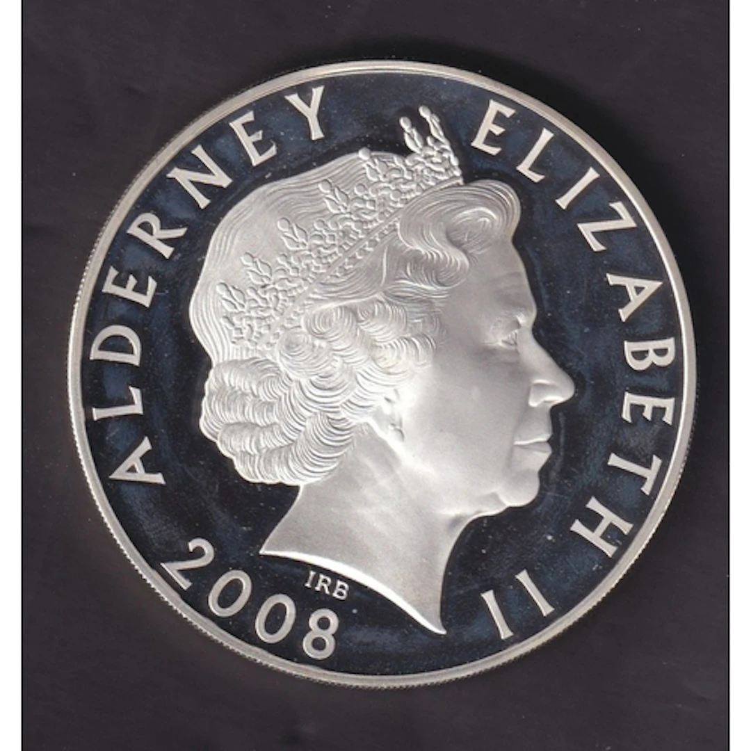 2008 Alderney WWI: The 90th Anniversary Propaganda silver pr...