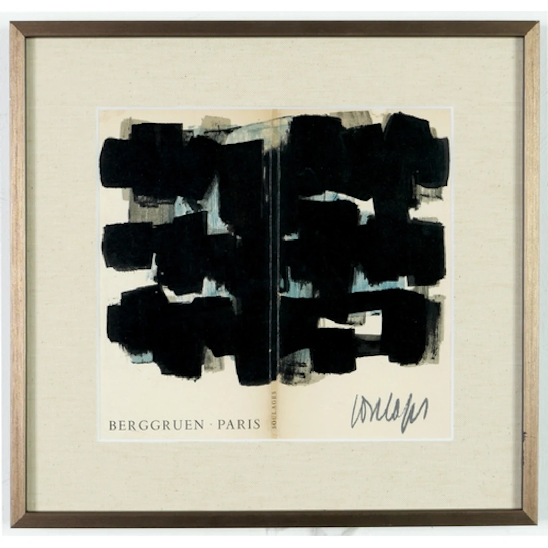AFTER PIERRE SOULAGES (FRENCH, 1919-2022): COUVERTURE Lithog...