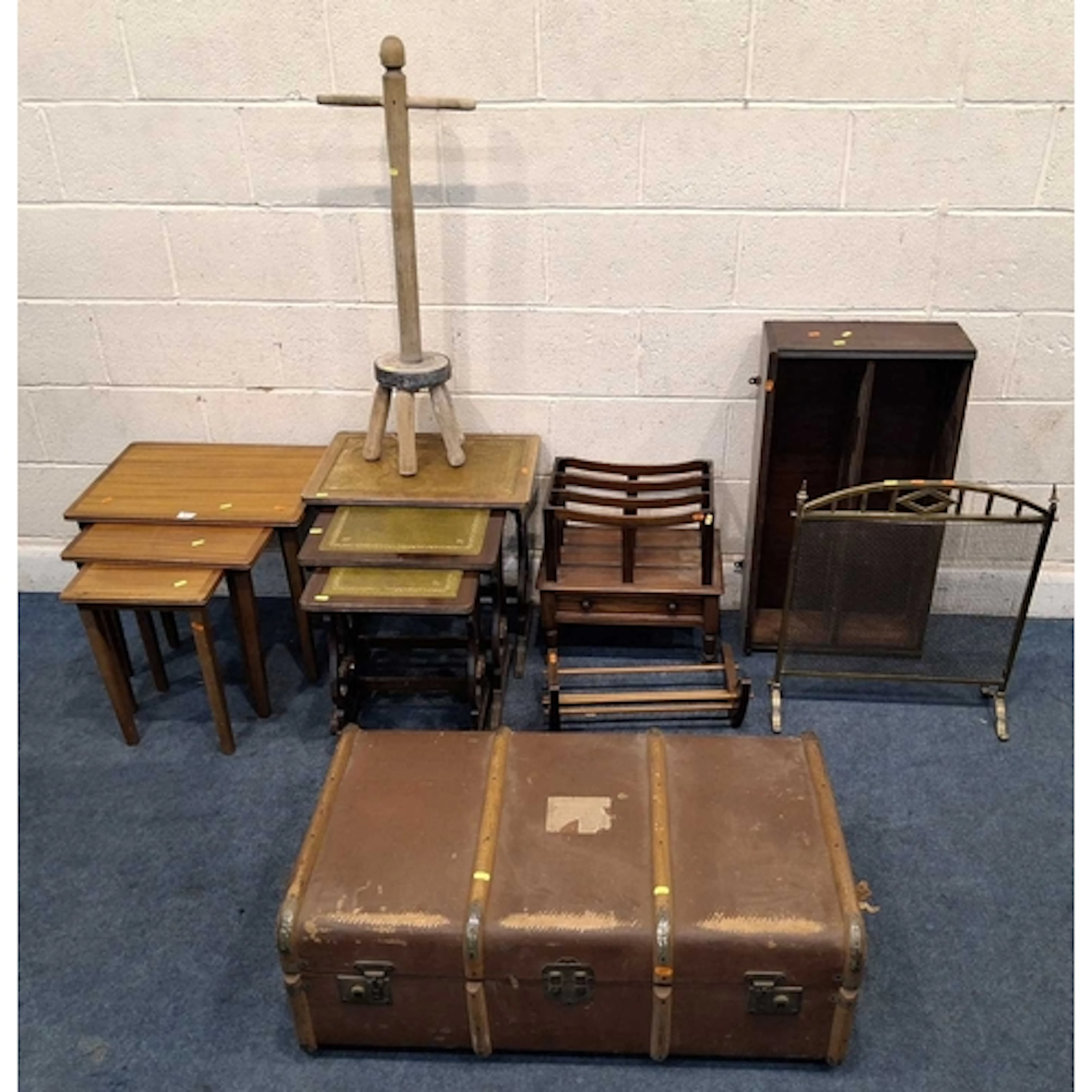 A SELECTION OF OCCASIONAL FURNITURE, to include two nest of ...