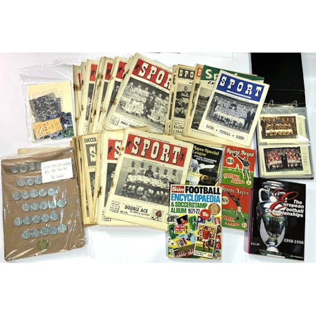 Collection of Sports memorabilia 1938 Shermans Pools Famous ...