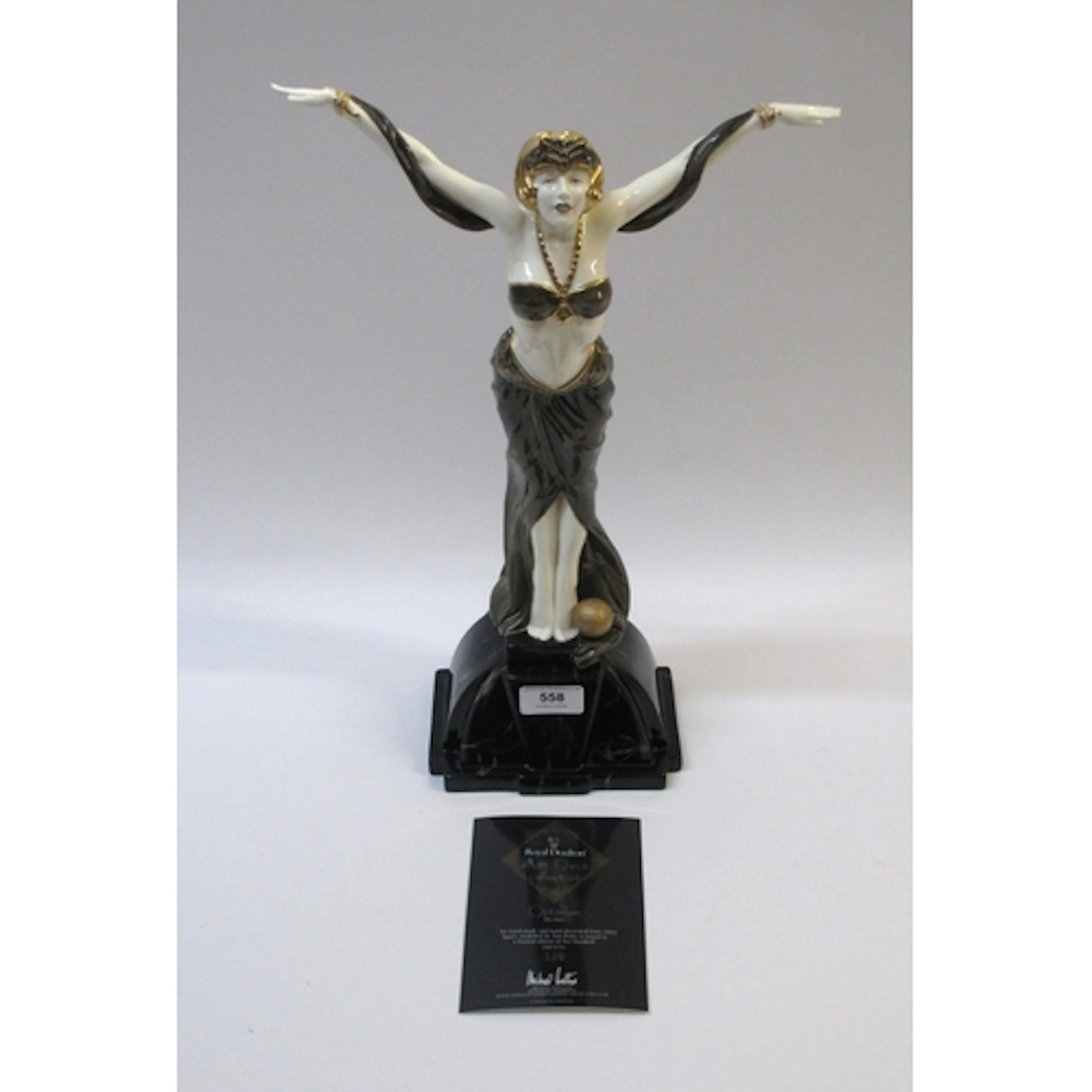 Royal Doulton Art Deco Collection figure, ' Optimism ', HN41...