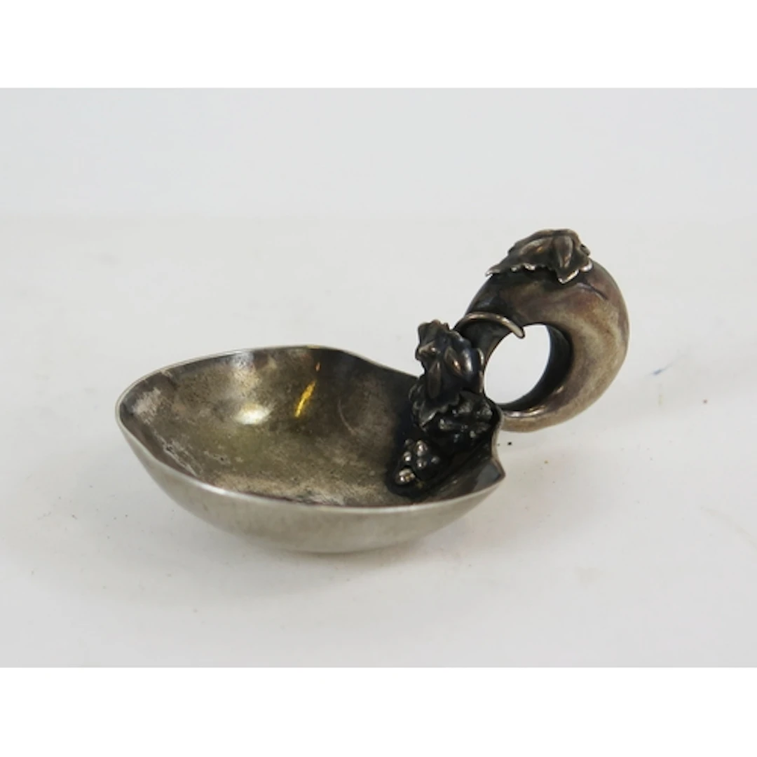 A Victorian silver caddy spoon, maker George Unite, Birmingh...