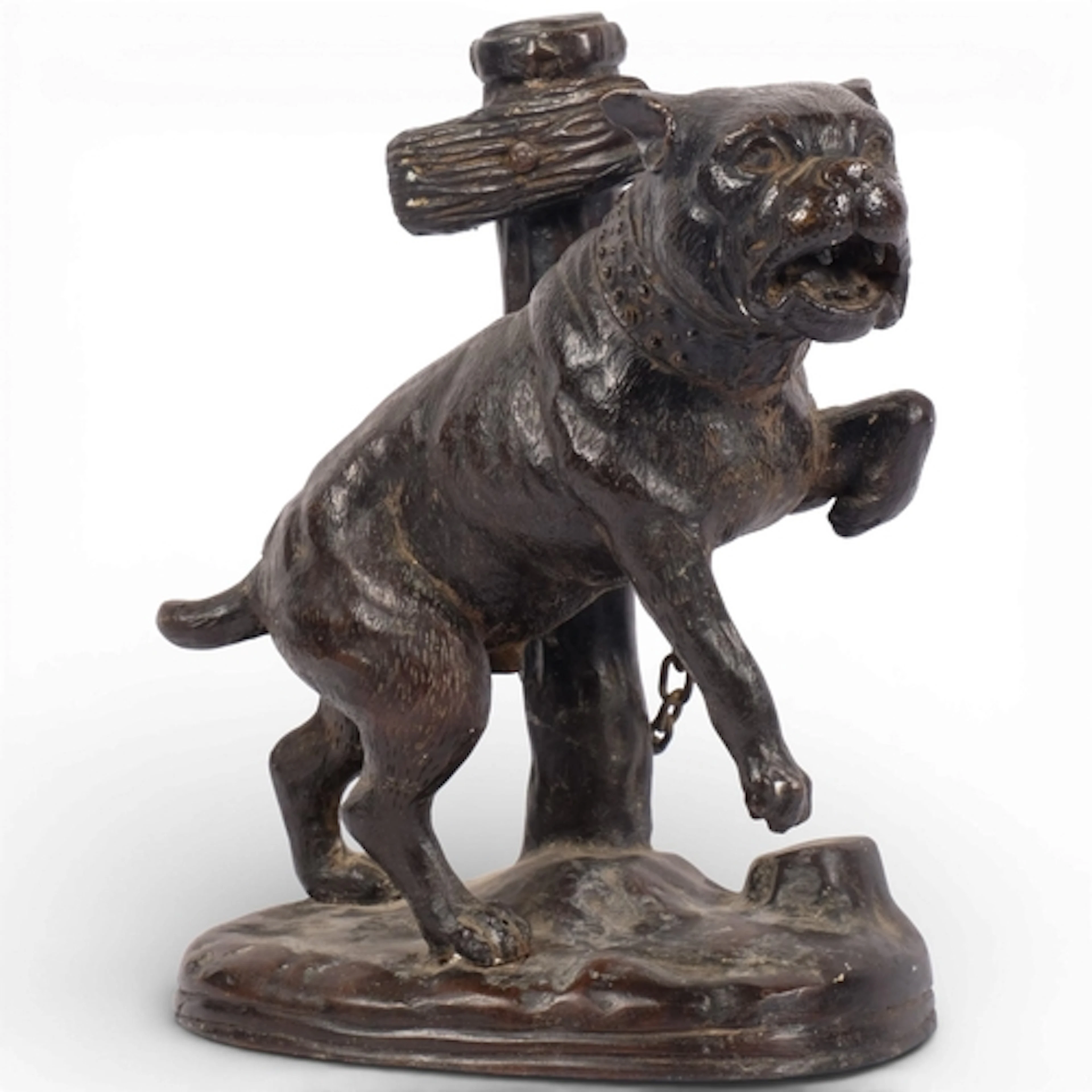 After Charles Valton, Bulldog, bronze sculpture, H33cm