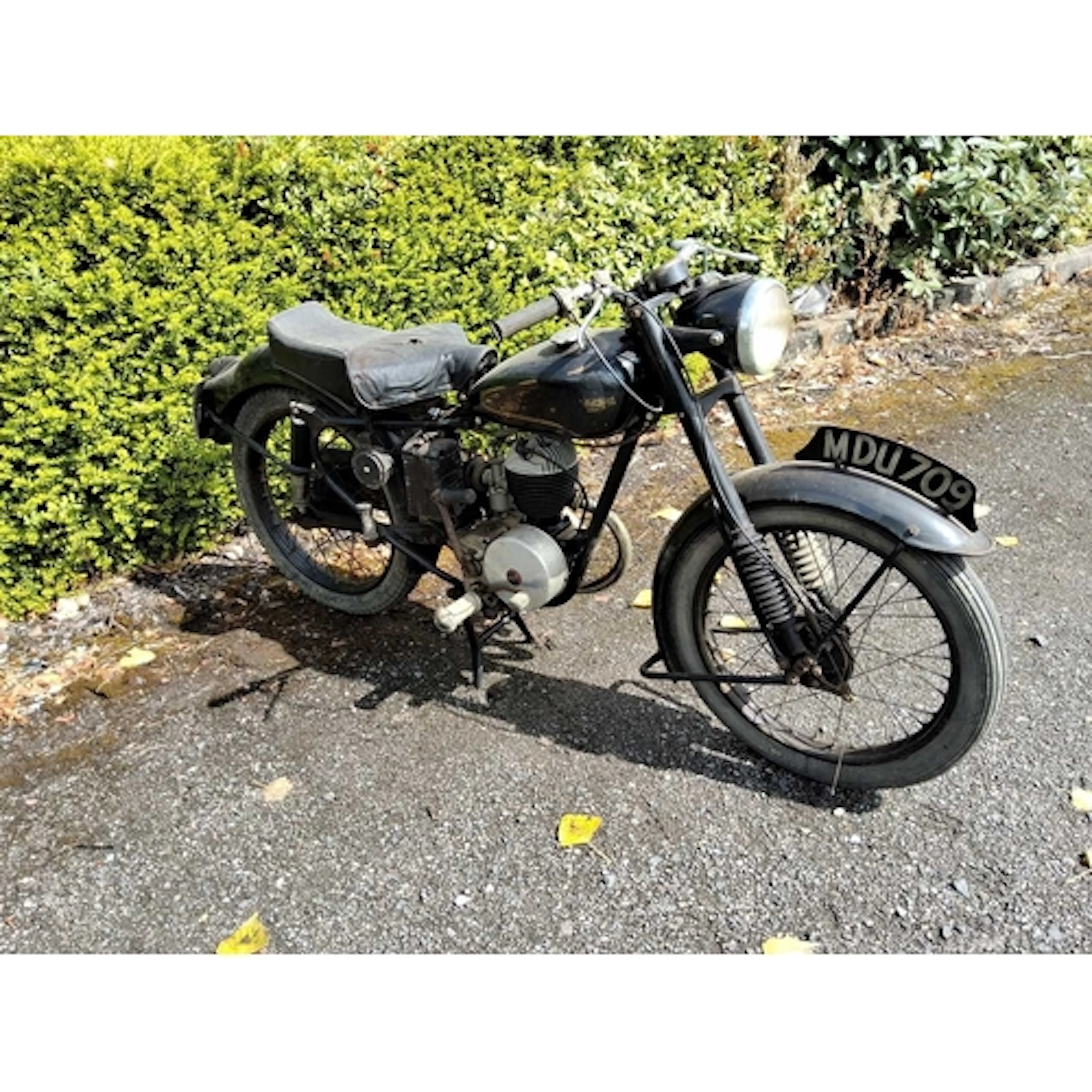 A 1950's FRANCIS-BARNETT FALCON MOTORCYCLE IDEAL FOR RESTORA...