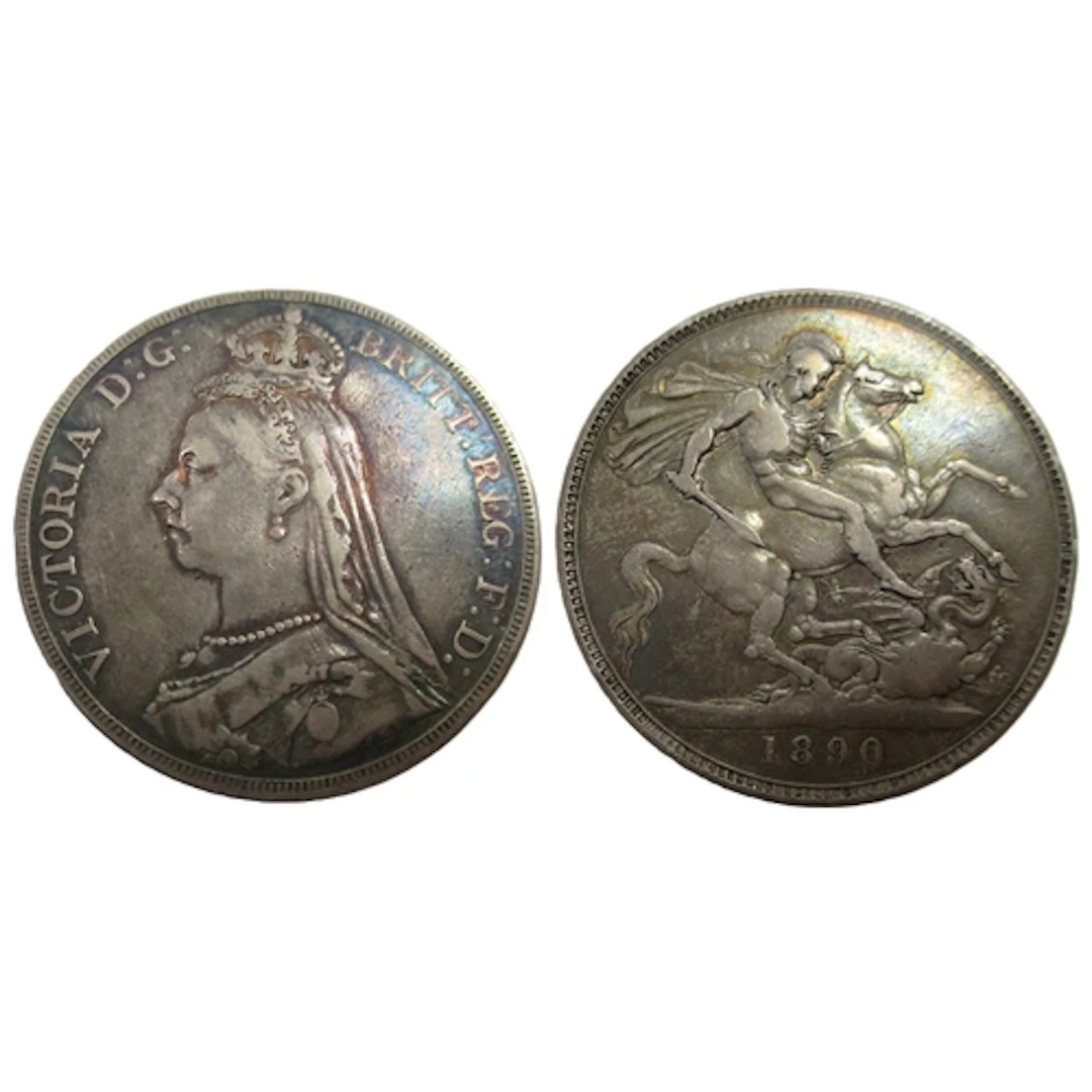 Majority 19th century collection with crowns generally fine;...