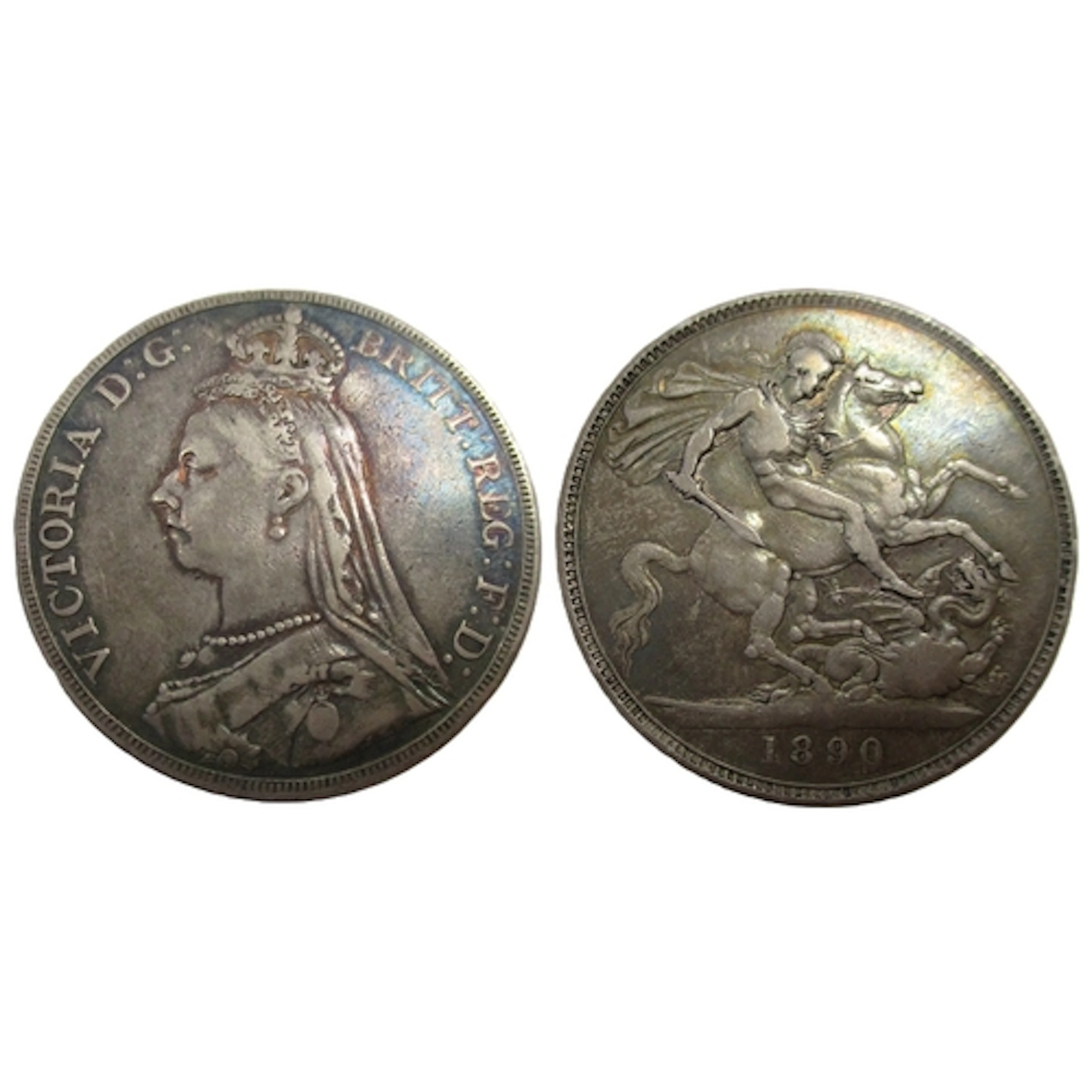Majority 19th century collection with crowns generally fine;...