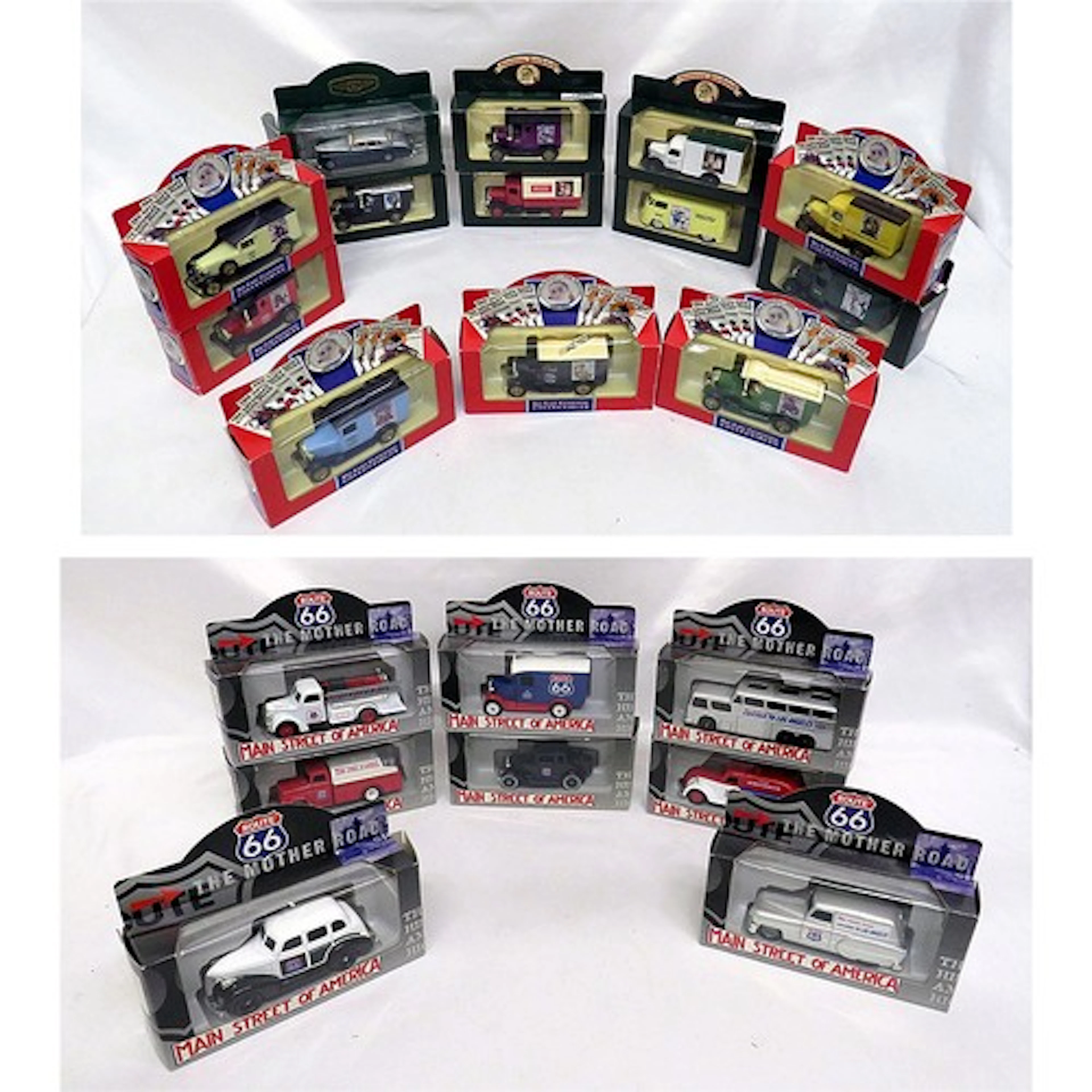13 Lledo Norman Rockwell Model Vehicles & Bentley Collection...