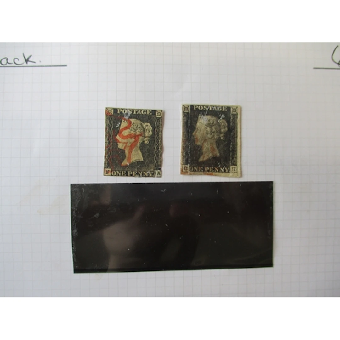 QV-QEII single album M/U, incl line-engraved range 1840 1d b...