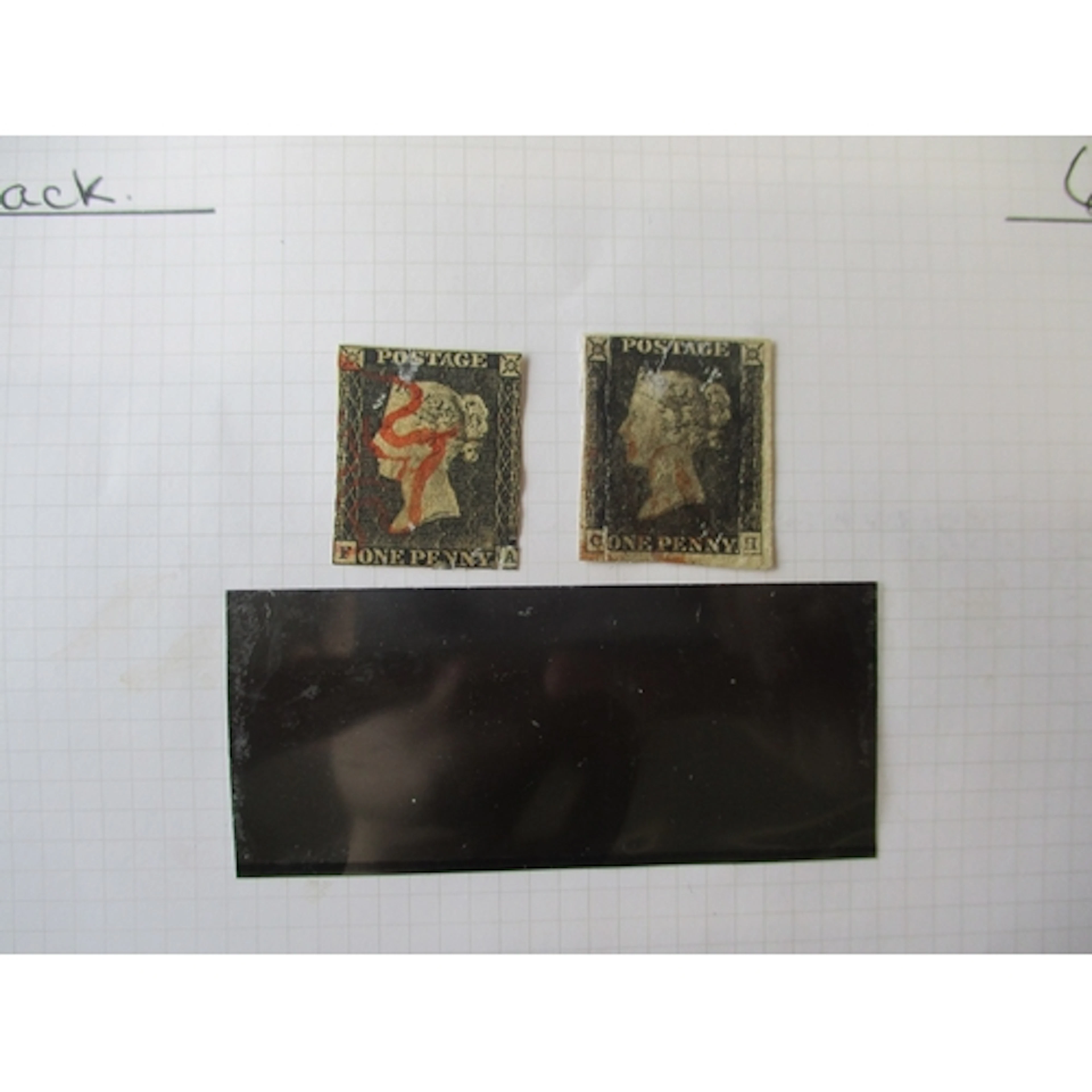 QV-QEII single album M/U, incl line-engraved range 1840 1d b...