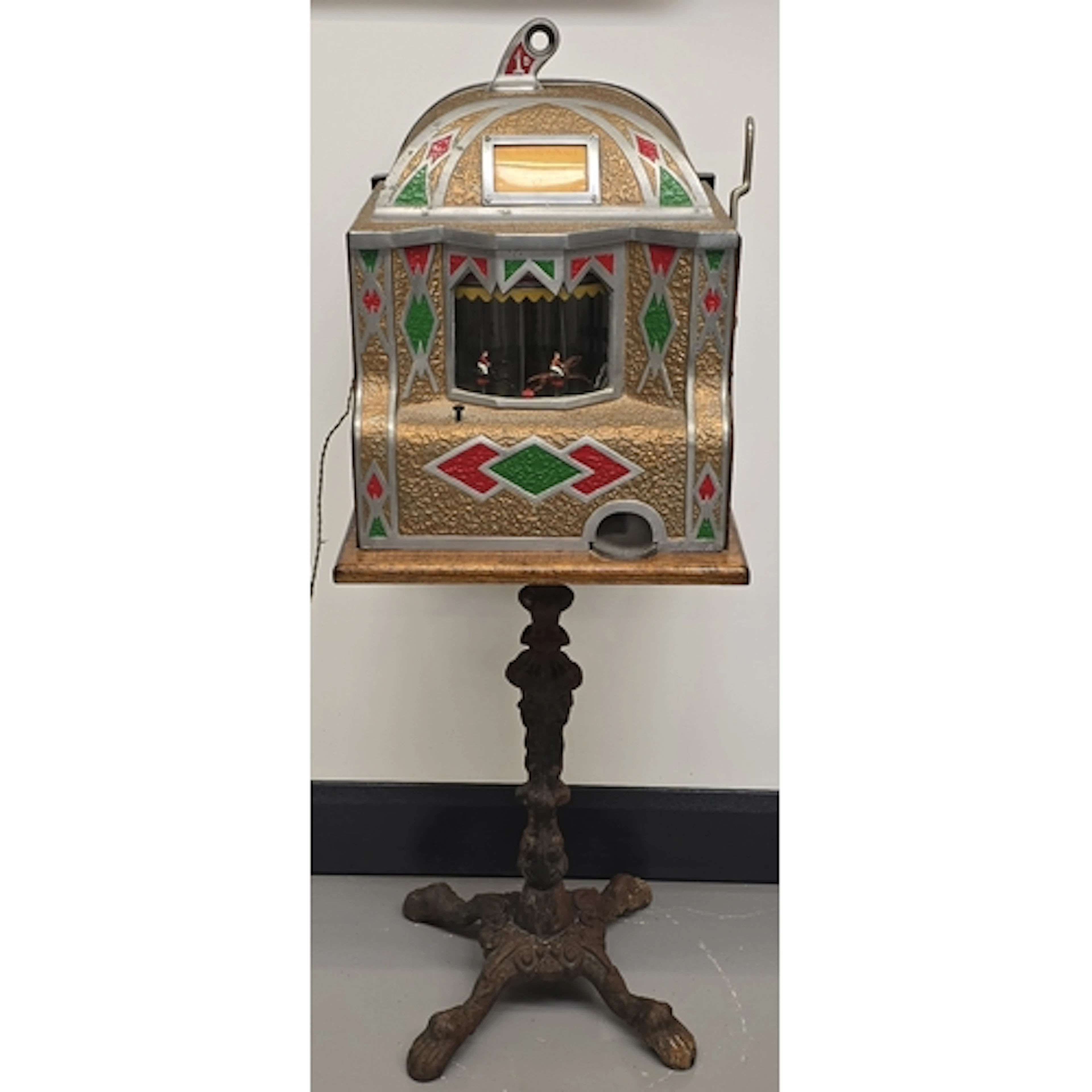 A vintage very rare "The Roundabout" by O.K. Novelty Co. coi...