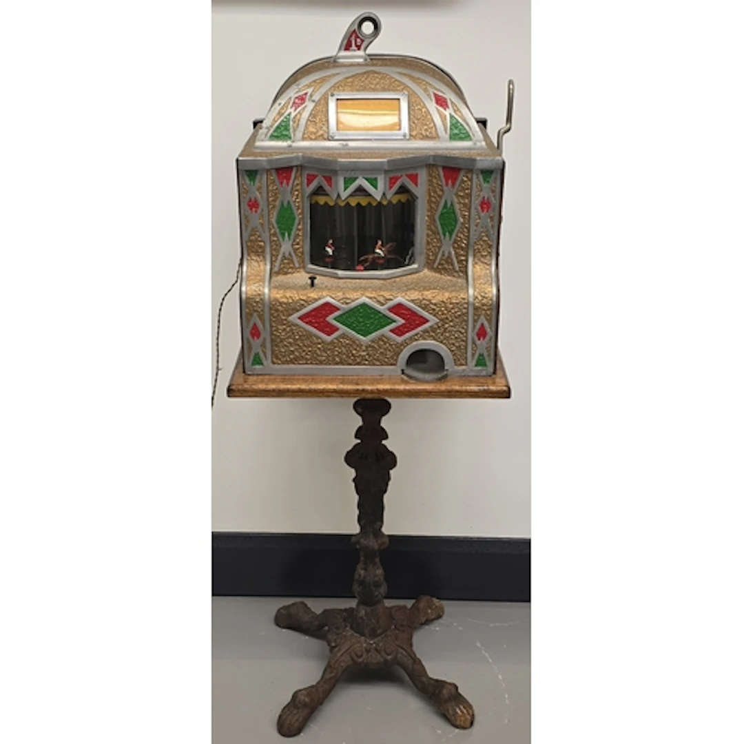 A vintage very rare "The Roundabout" by O.K. Novelty Co. coi...