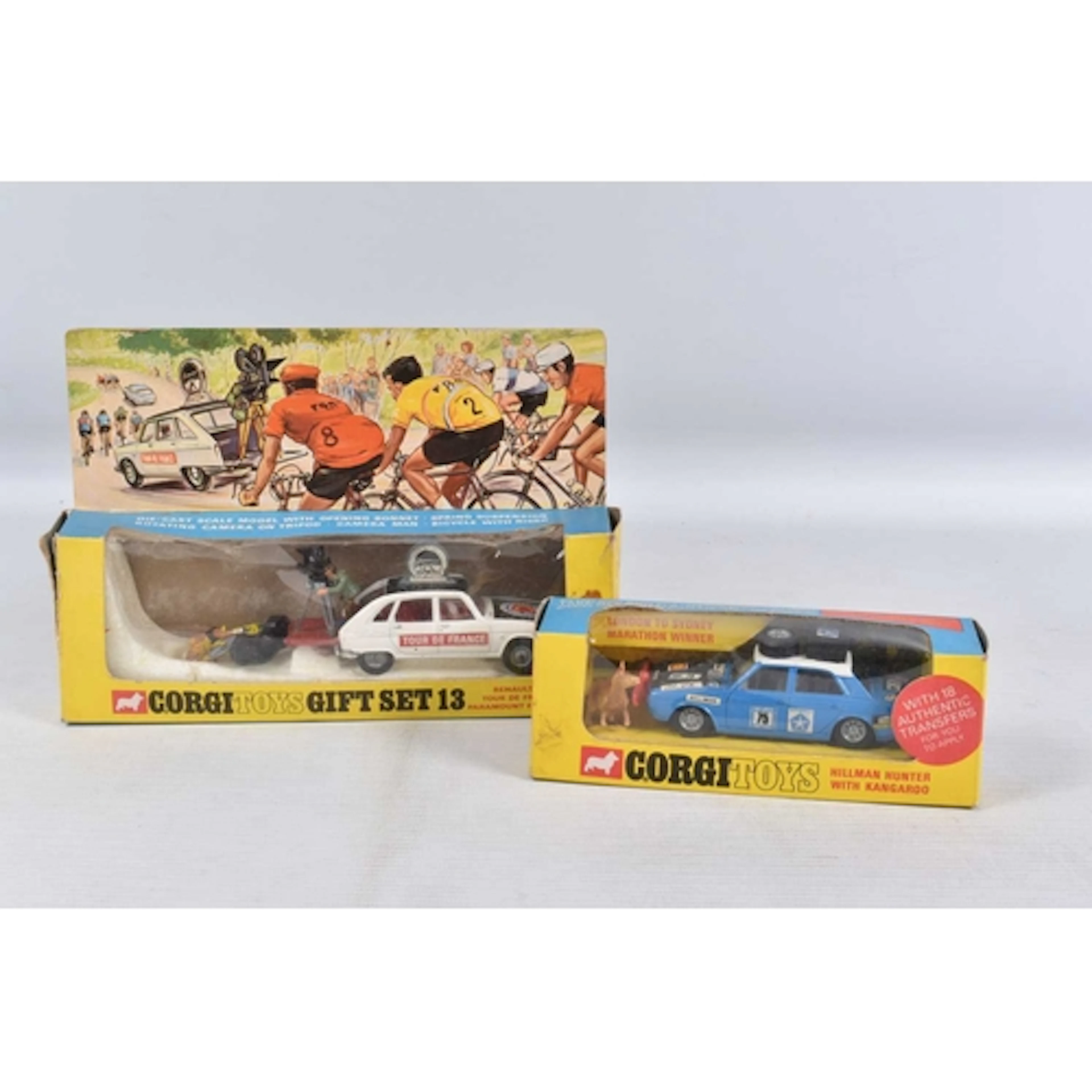 TWO BOXED CORGI DIECAST MODELS, the first is a Gift Set 13 R...